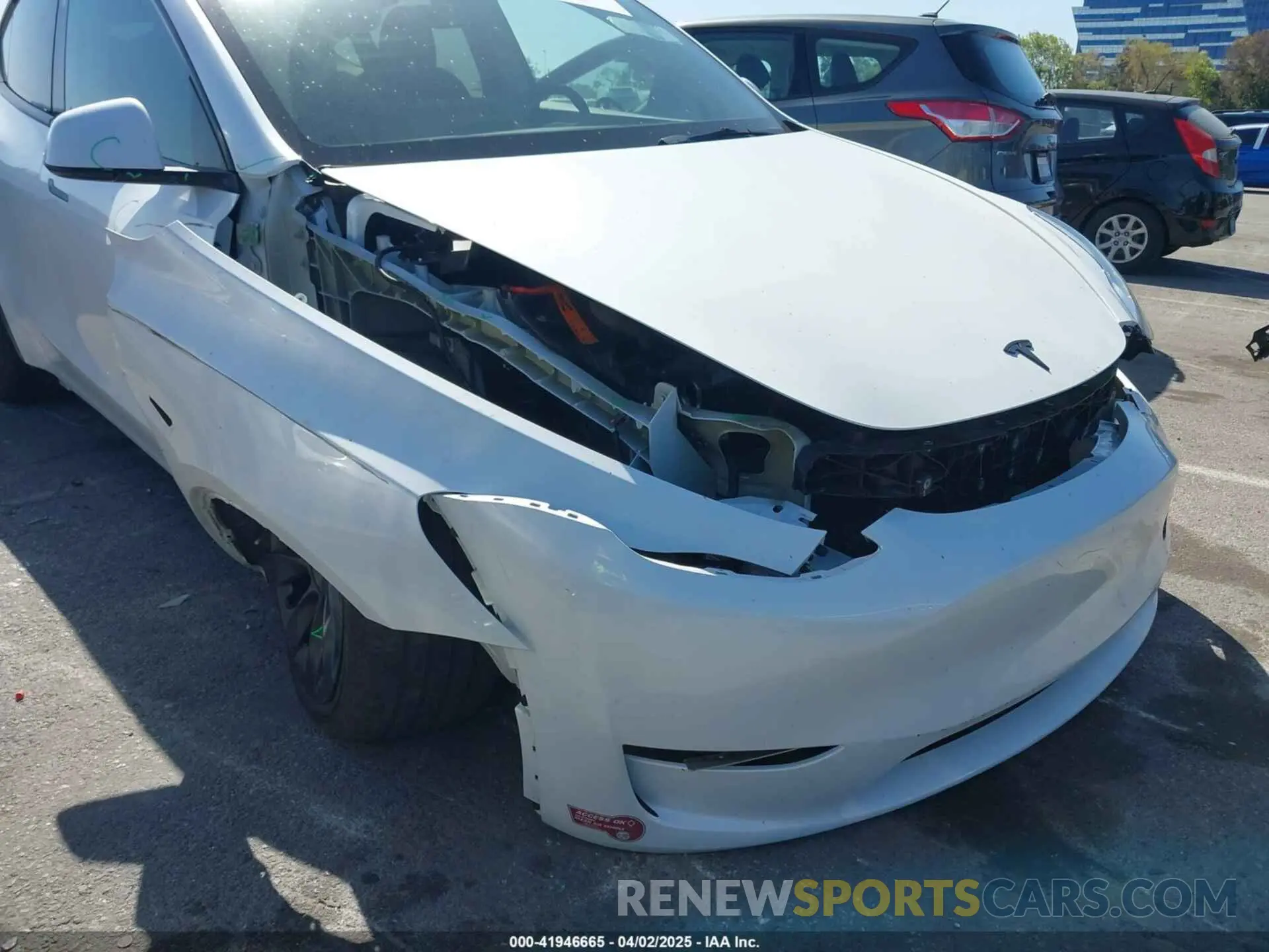 6 fotografías del automóvil dañado 7SAYGDEEXPA152986 TESLA MODEL Y 2023
