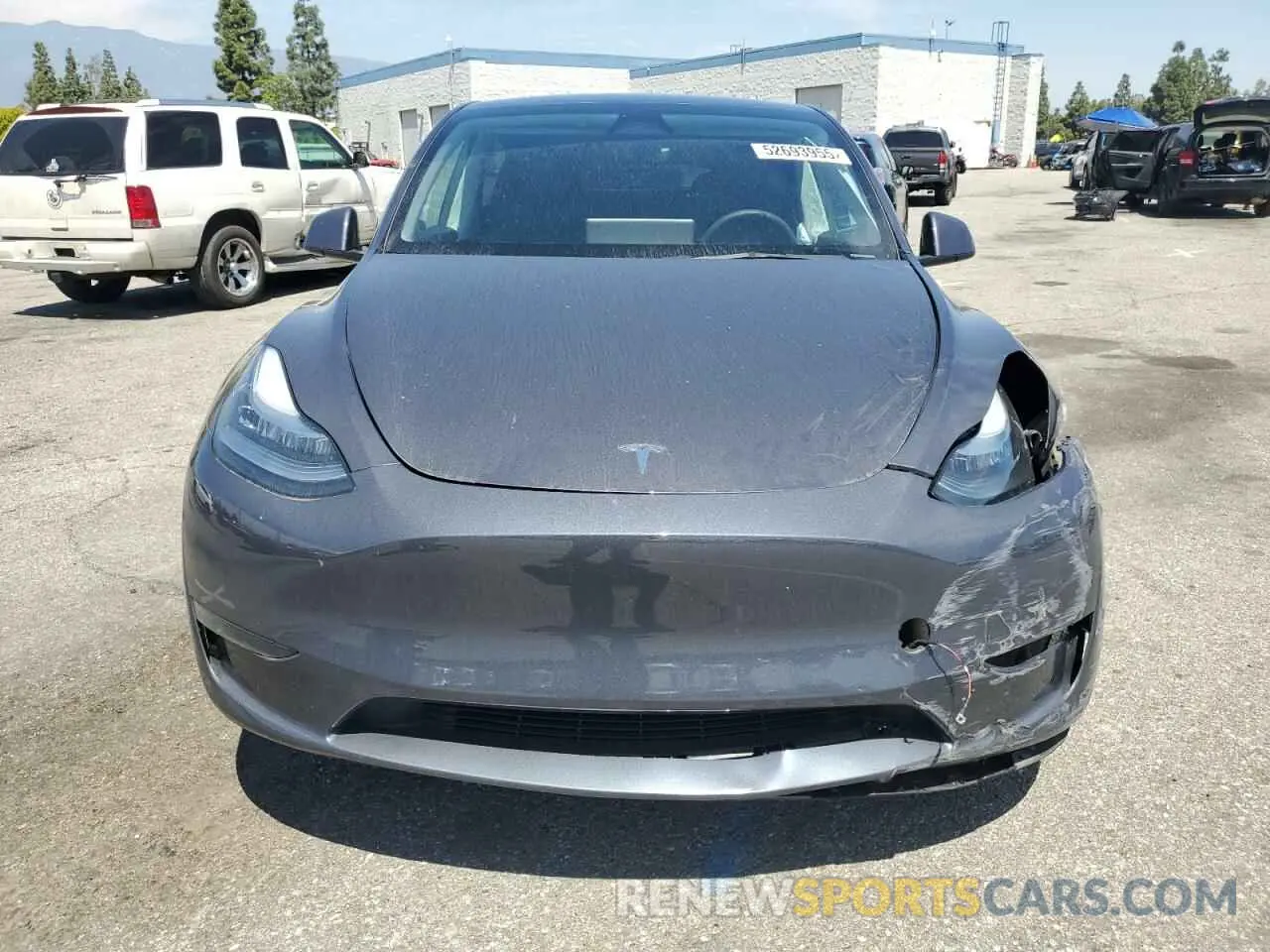 5 fotografías del automóvil dañado 7SAYGDEEXPA157332 TESLA MODEL Y 2023