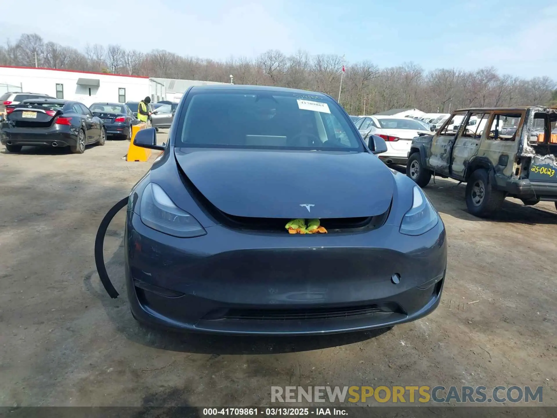 11 fotografías del automóvil dañado 7SAYGDEEXPA168444 TESLA MODEL Y 2023