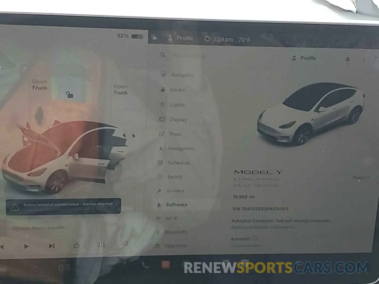 9 fotografías del automóvil dañado 7SAYGDEEXPA174003 TESLA MODEL Y 2023