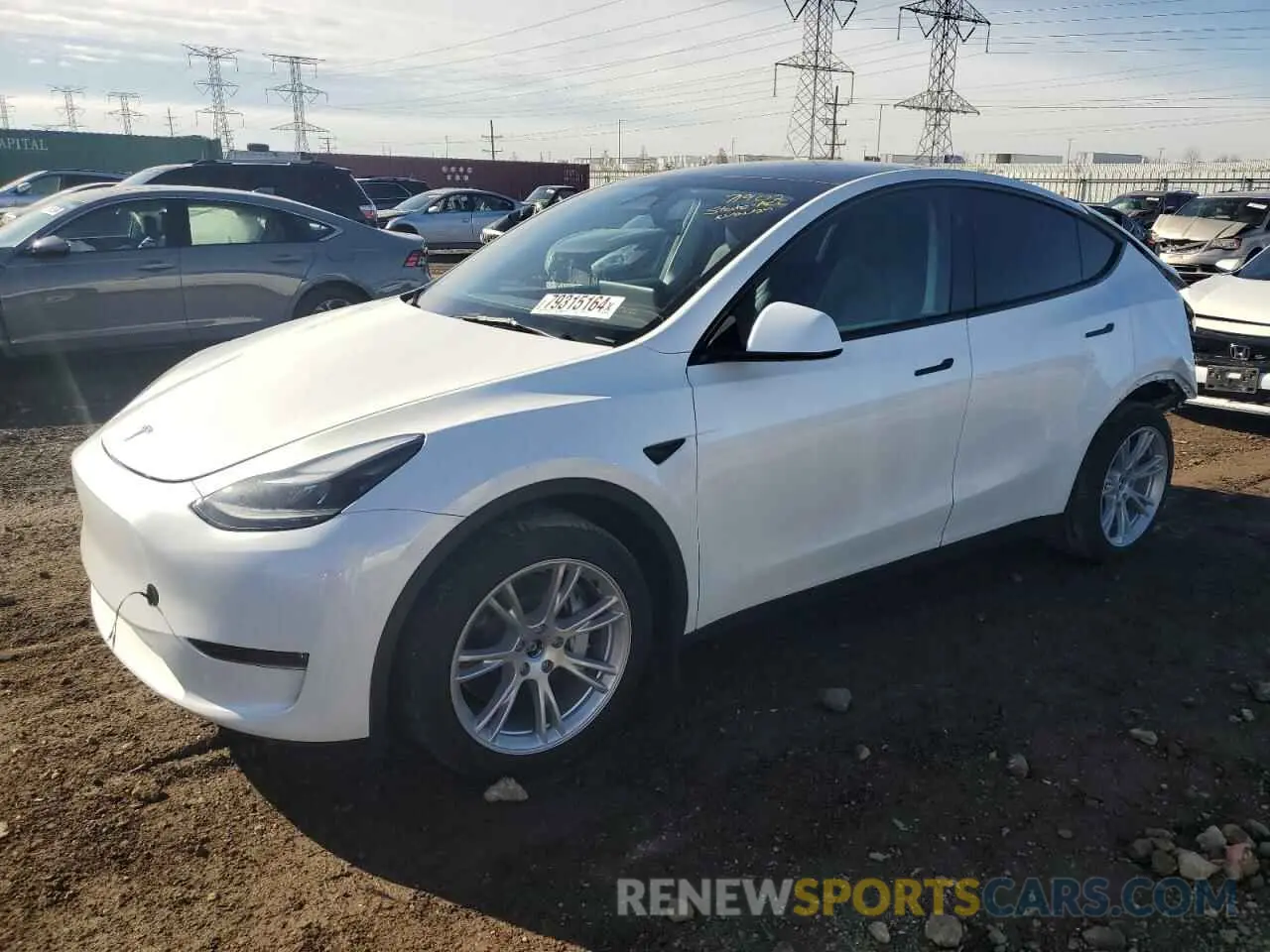1 fotografías del automóvil dañado 7SAYGDEEXPA180237 TESLA MODEL Y 2023