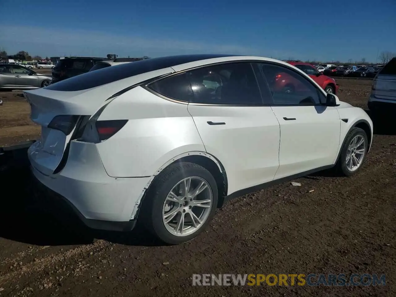 3 fotografías del automóvil dañado 7SAYGDEEXPA180237 TESLA MODEL Y 2023