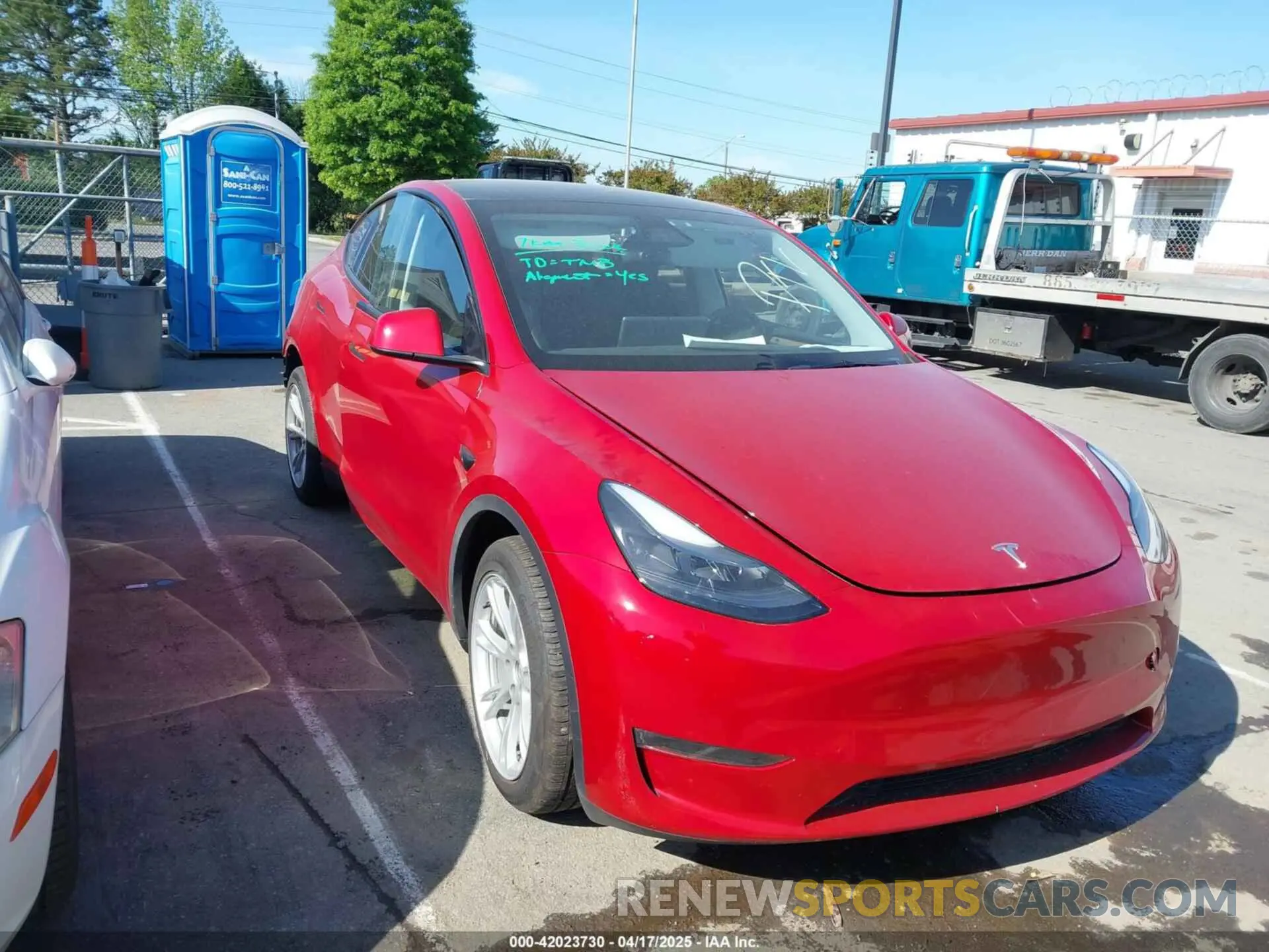 1 fotografías del automóvil dañado 7SAYGDEEXPA182702 TESLA MODEL Y 2023