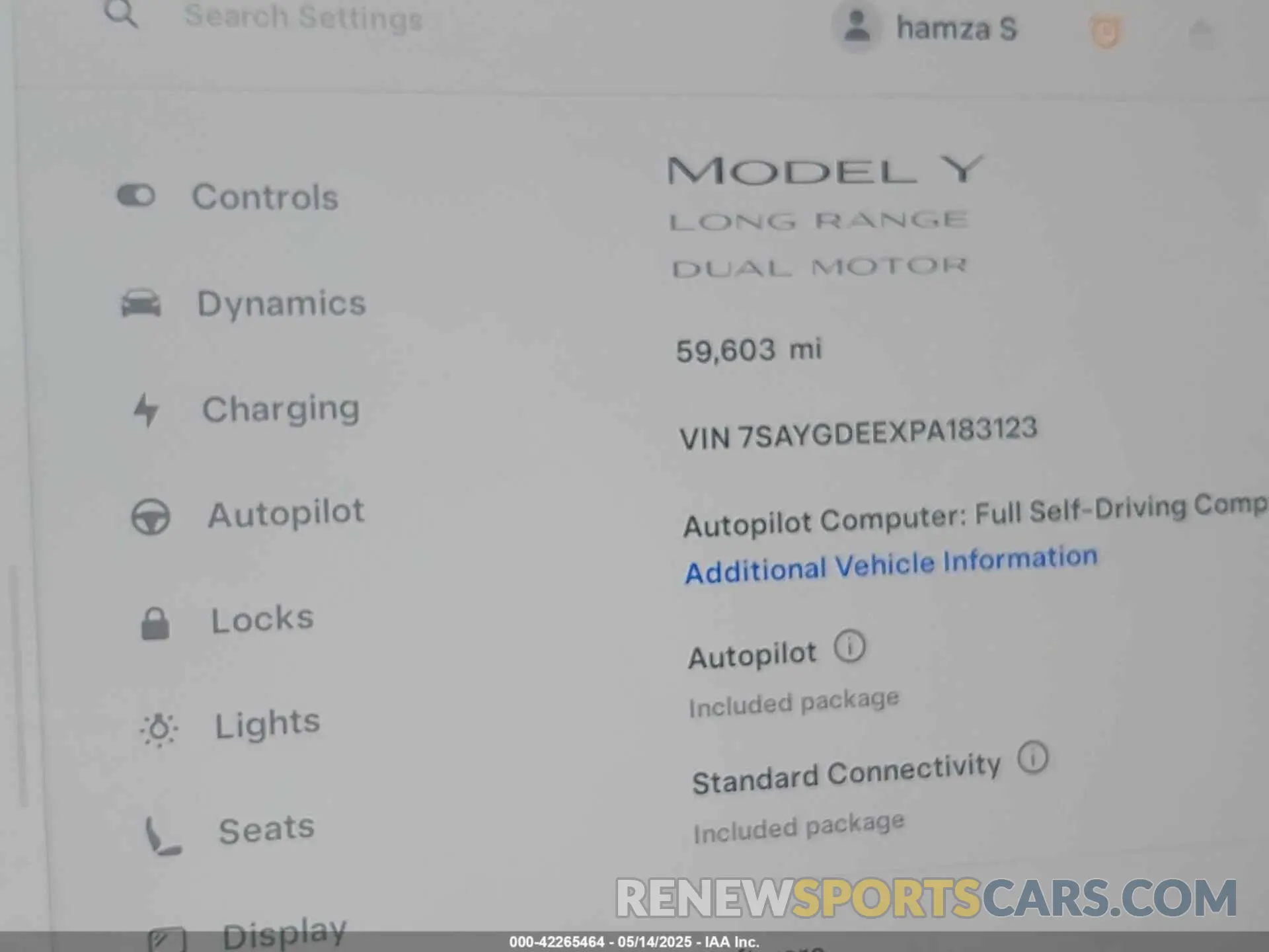 15 fotografías del automóvil dañado 7SAYGDEEXPA183123 TESLA MODEL Y 2023