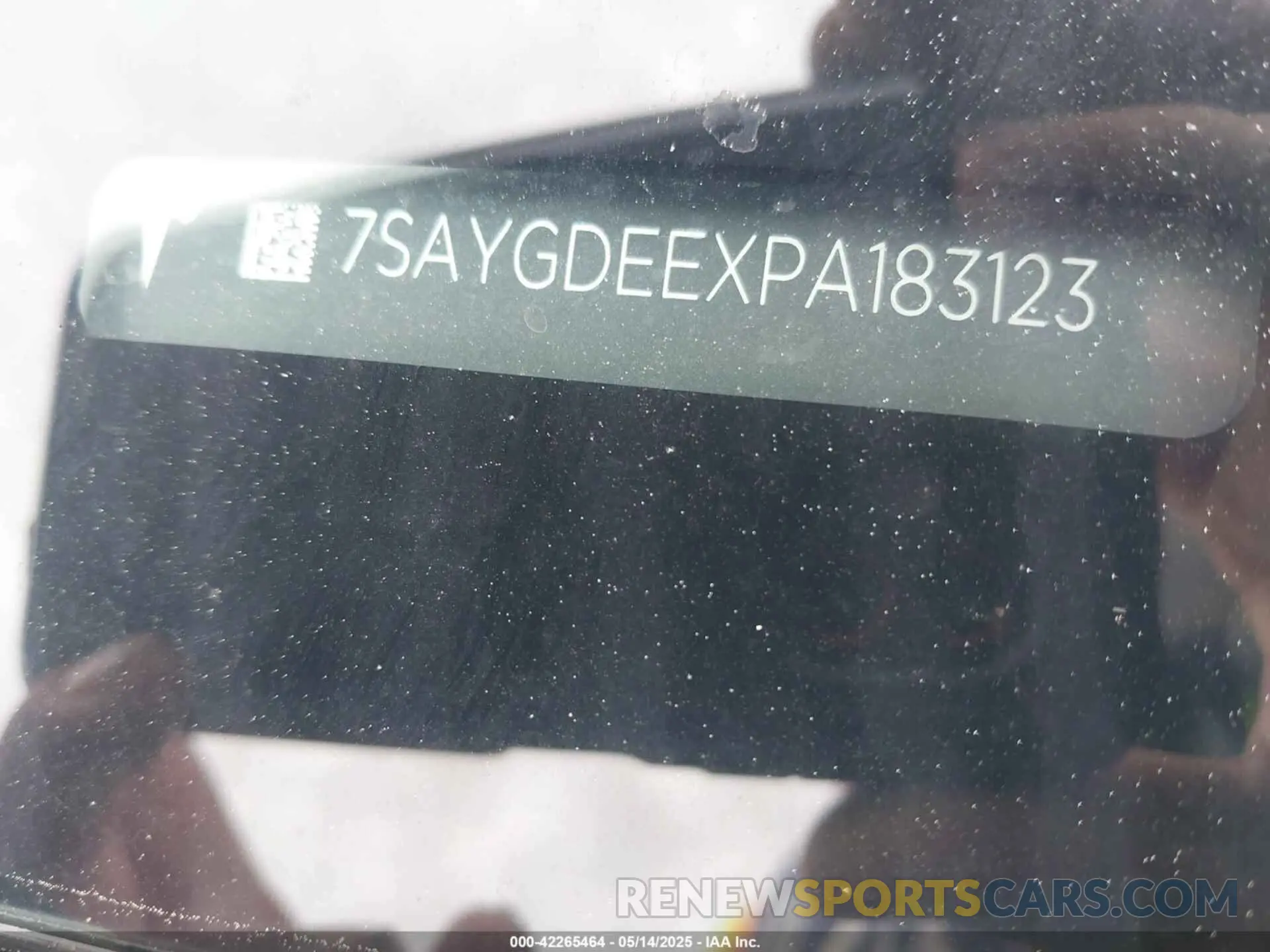 19 fotografías del automóvil dañado 7SAYGDEEXPA183123 TESLA MODEL Y 2023