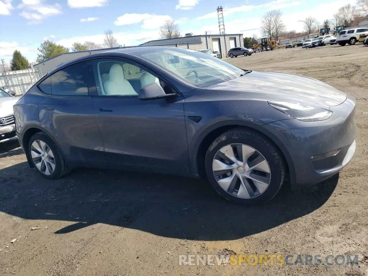 4 fotografías del automóvil dañado 7SAYGDEEXPA188483 TESLA MODEL Y 2023