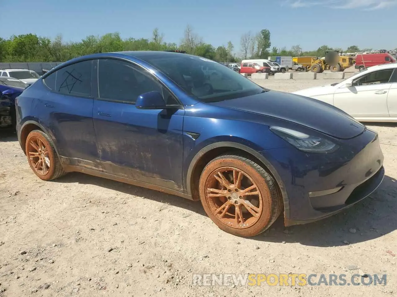 4 fotografías del automóvil dañado 7SAYGDEEXPF616099 TESLA MODEL Y 2023