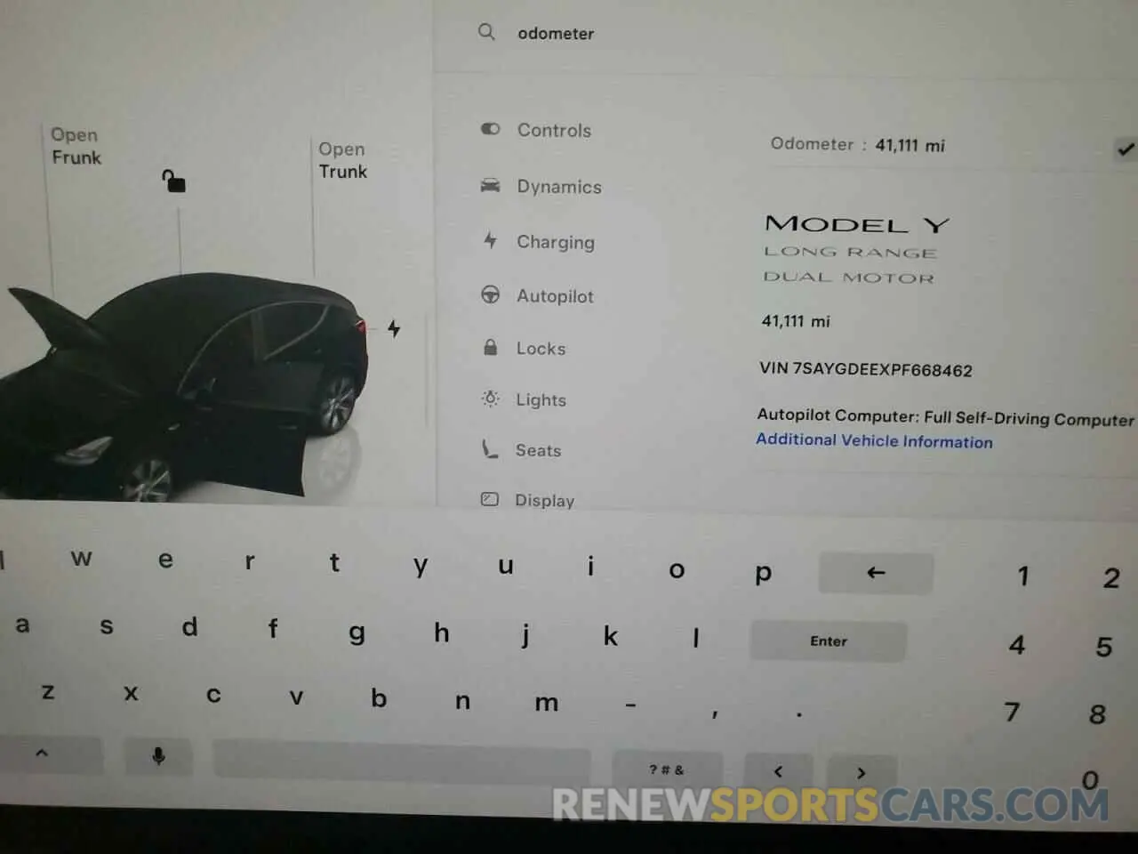 9 fotografías del automóvil dañado 7SAYGDEEXPF668462 TESLA MODEL Y 2023