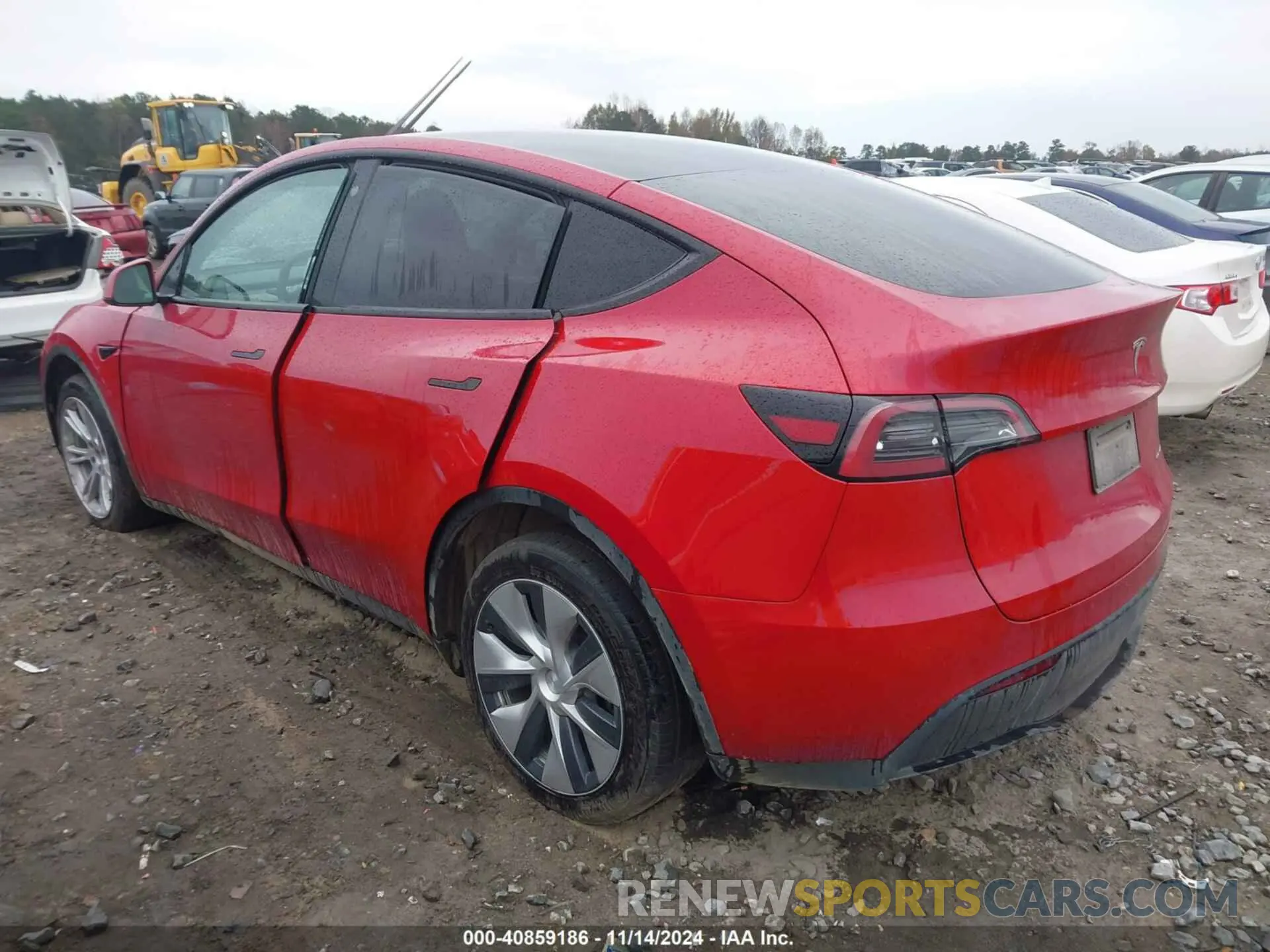3 fotografías del automóvil dañado 7SAYGDEEXPF685584 TESLA MODEL Y 2023