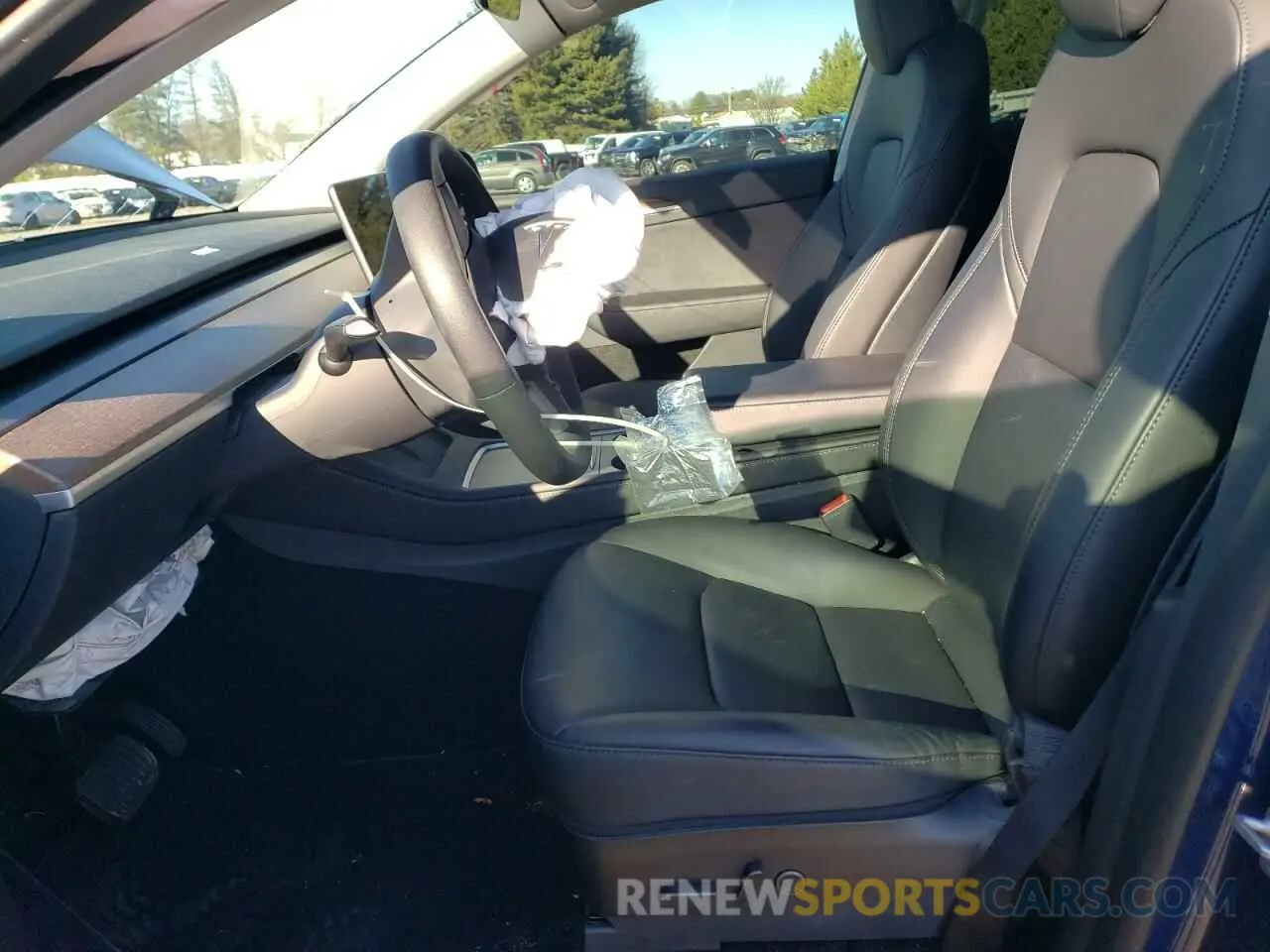 7 fotografías del automóvil dañado 7SAYGDEEXPF687853 TESLA MODEL Y 2023