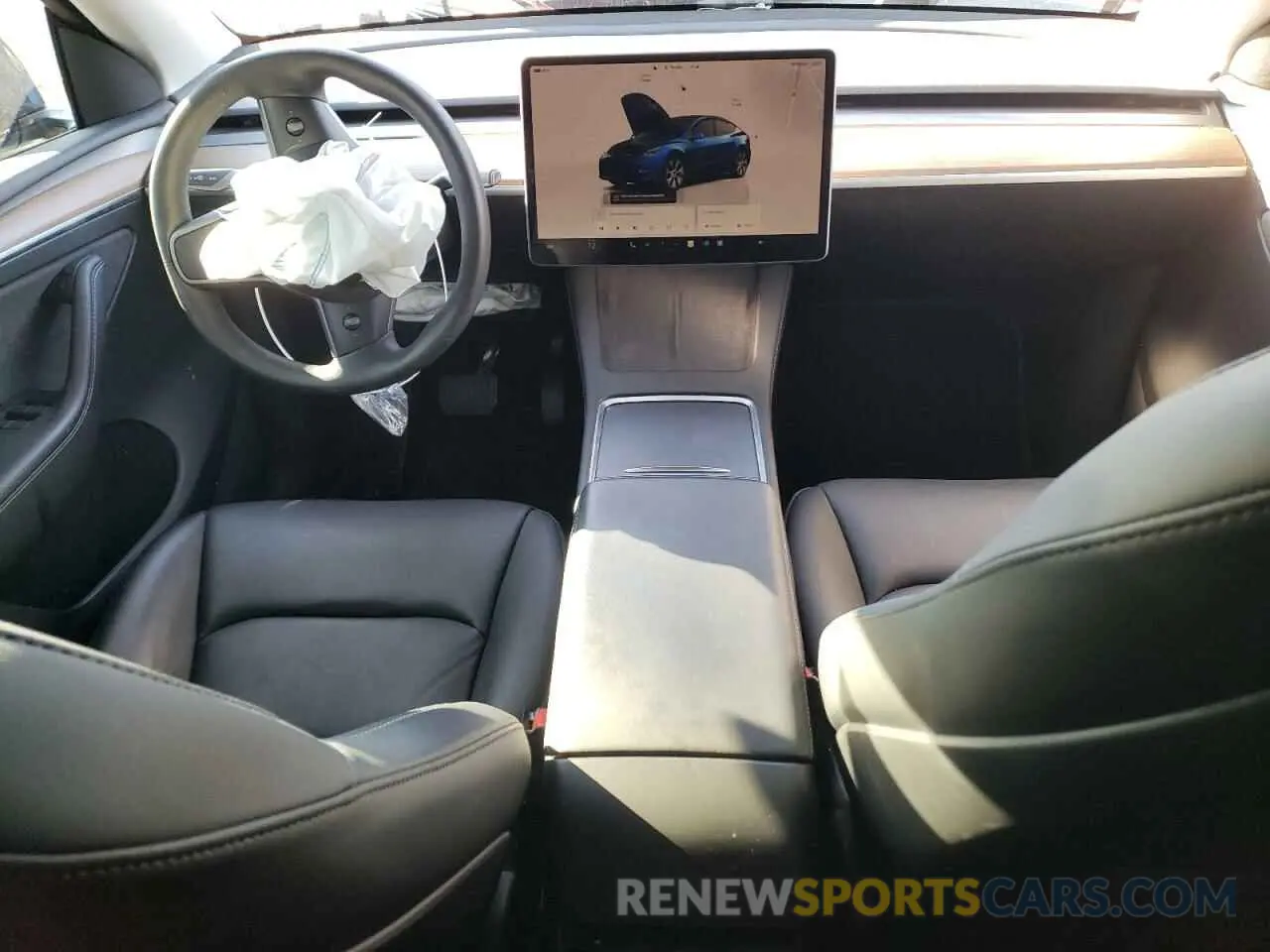 8 fotografías del automóvil dañado 7SAYGDEEXPF687853 TESLA MODEL Y 2023