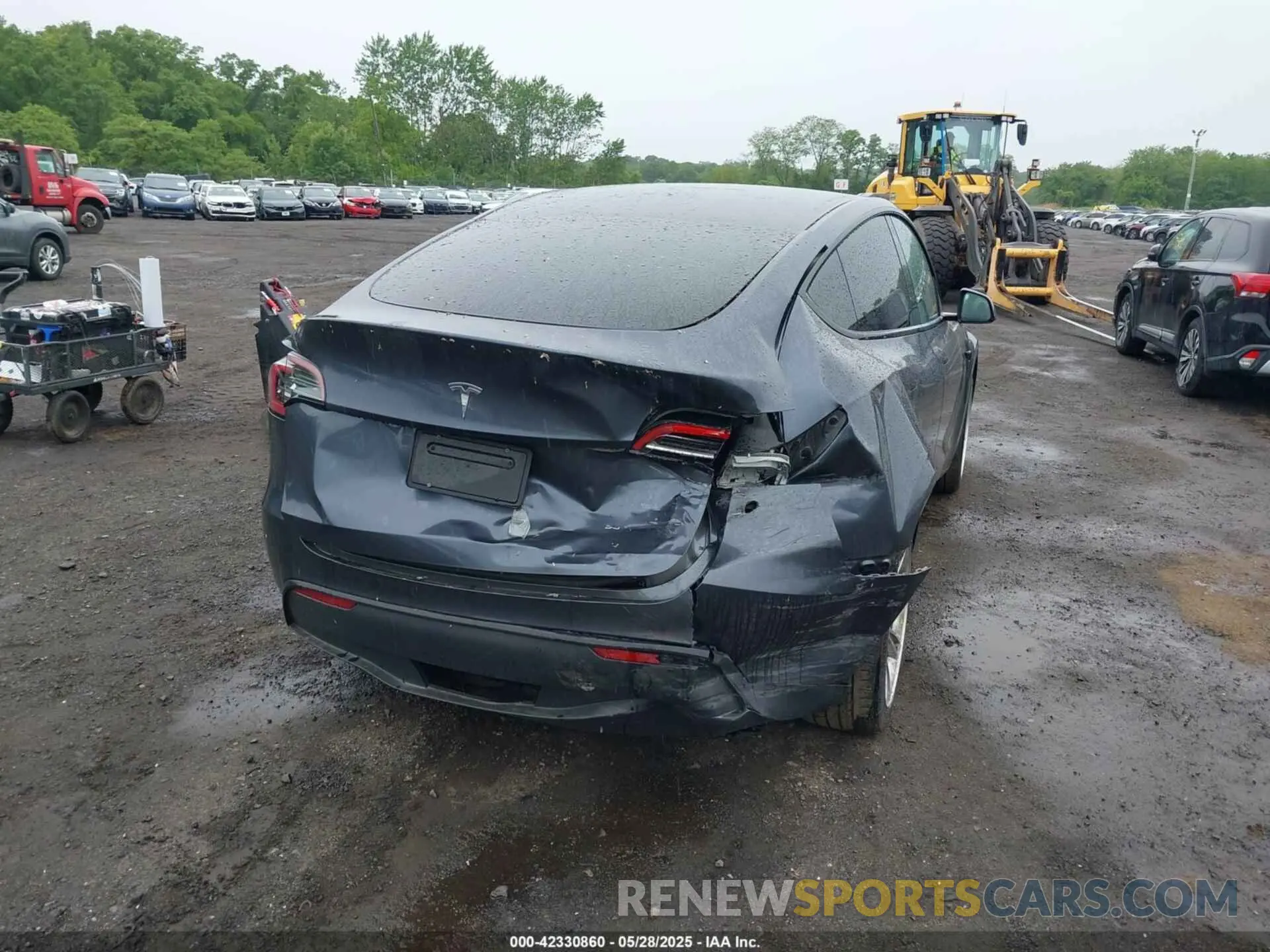6 fotografías del automóvil dañado 7SAYGDEEXPF699677 TESLA MODEL Y 2023