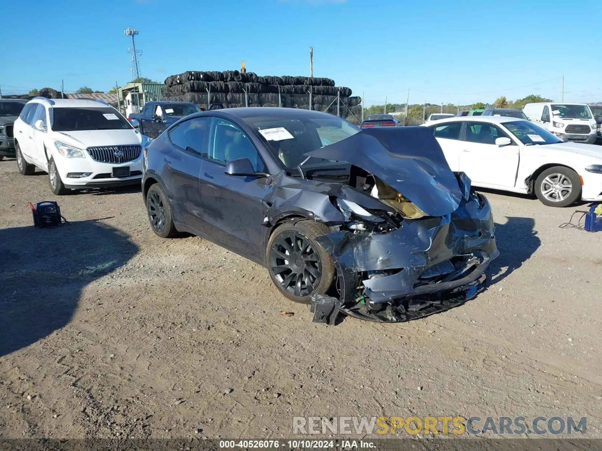 1 fotografías del automóvil dañado 7SAYGDEEXPF766262 TESLA MODEL Y 2023