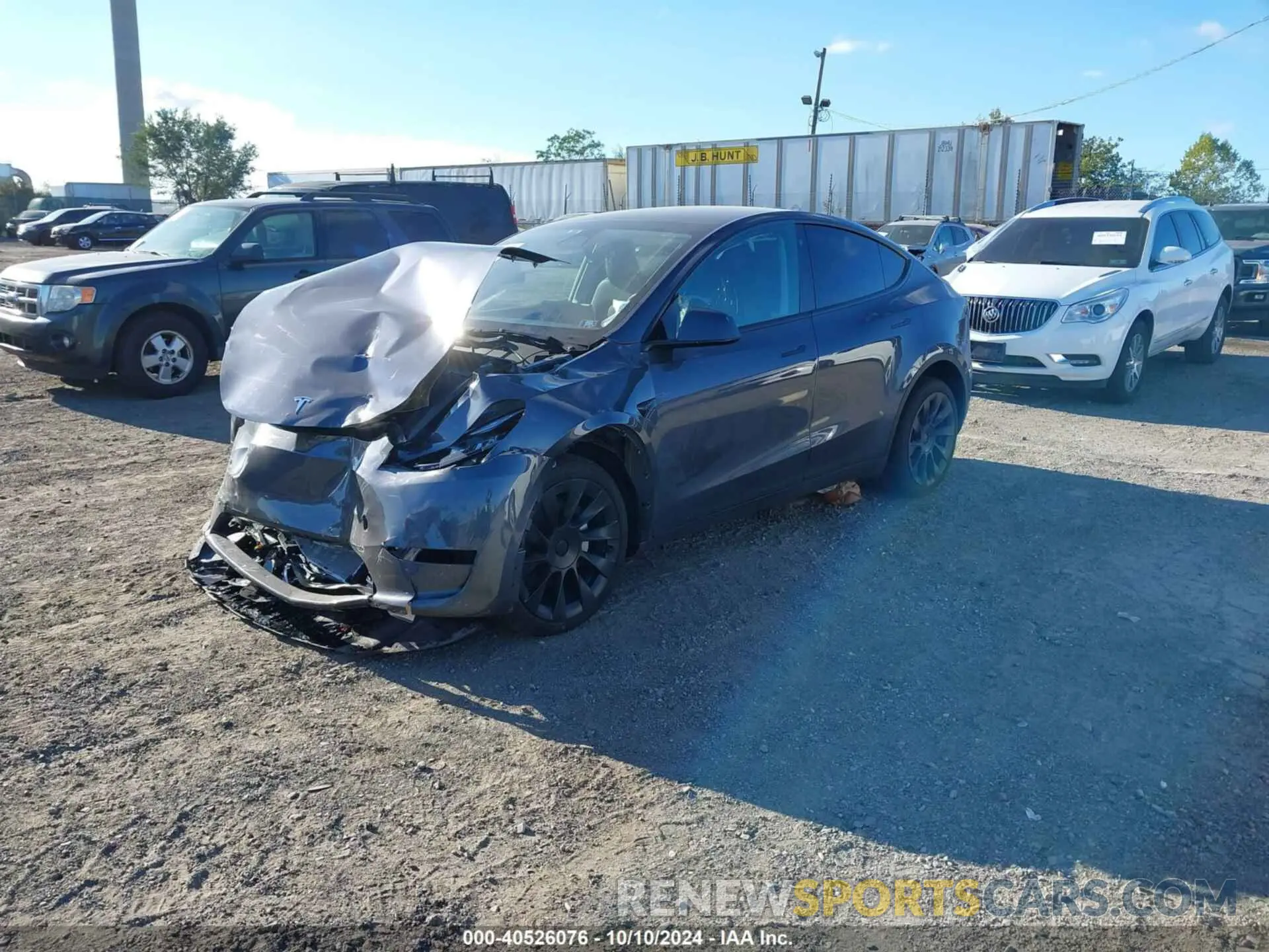 2 fotografías del automóvil dañado 7SAYGDEEXPF766262 TESLA MODEL Y 2023