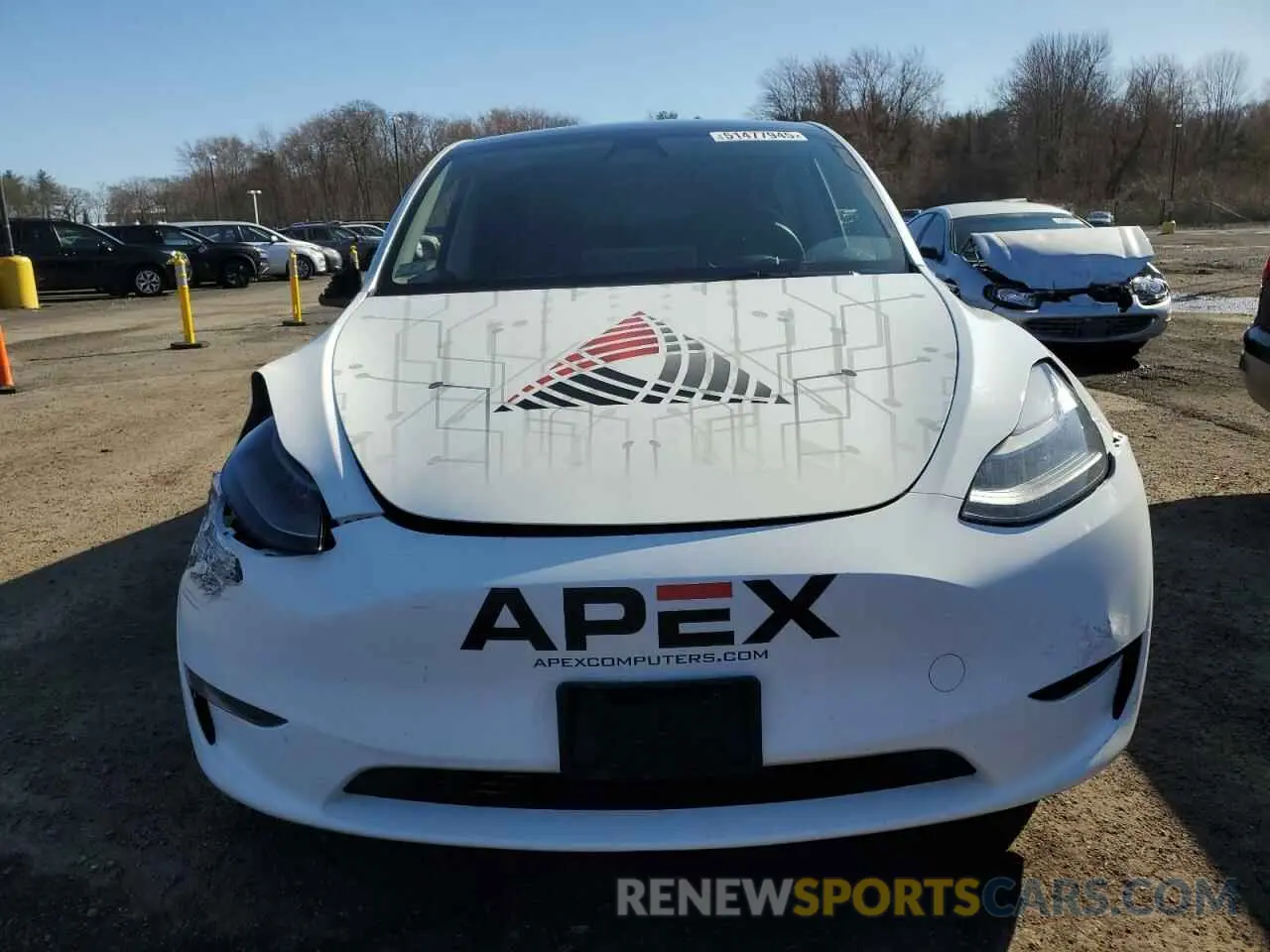 5 fotografías del automóvil dañado 7SAYGDEEXPF805061 TESLA MODEL Y 2023