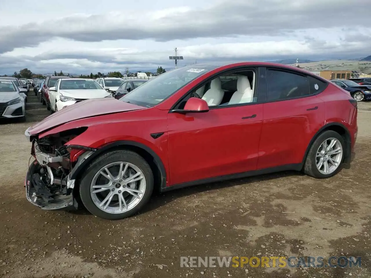 1 fotografías del automóvil dañado 7SAYGDEEXPF823186 TESLA MODEL Y 2023