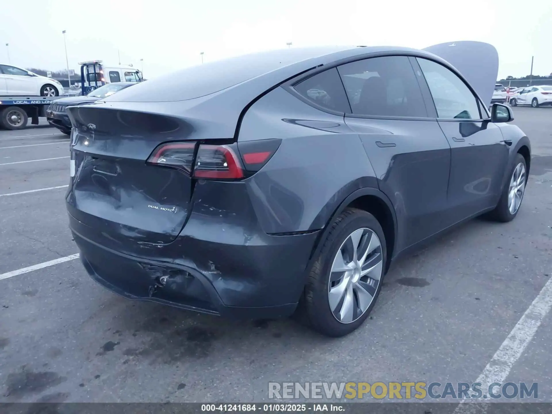 6 fotografías del automóvil dañado 7SAYGDEEXPF865549 TESLA MODEL Y 2023