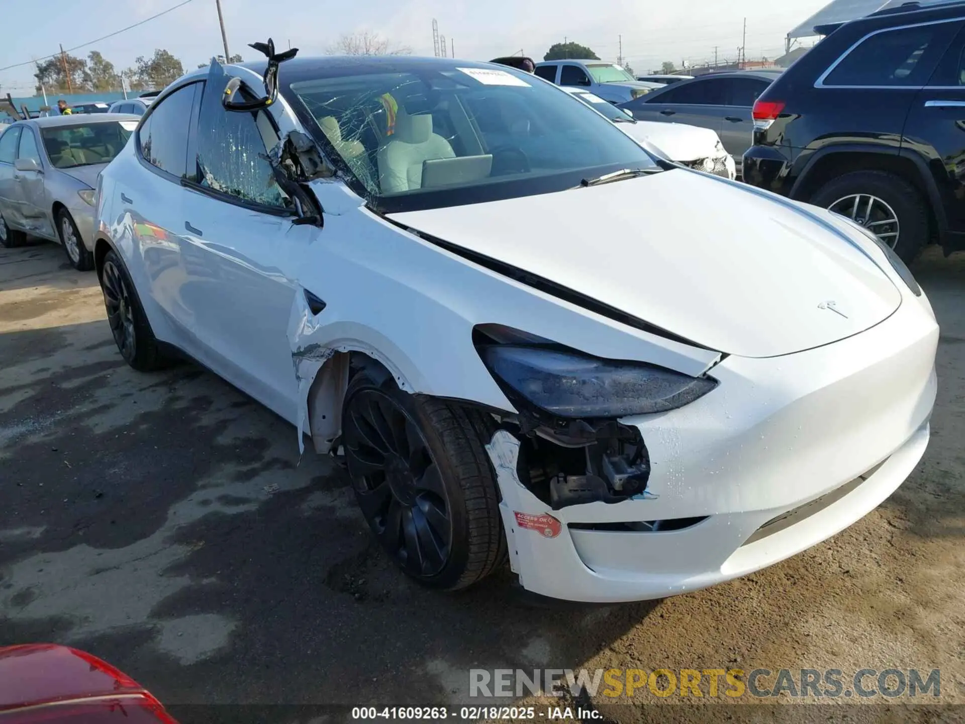 1 fotografías del automóvil dañado 7SAYGDEF0PF839468 TESLA MODEL Y 2023