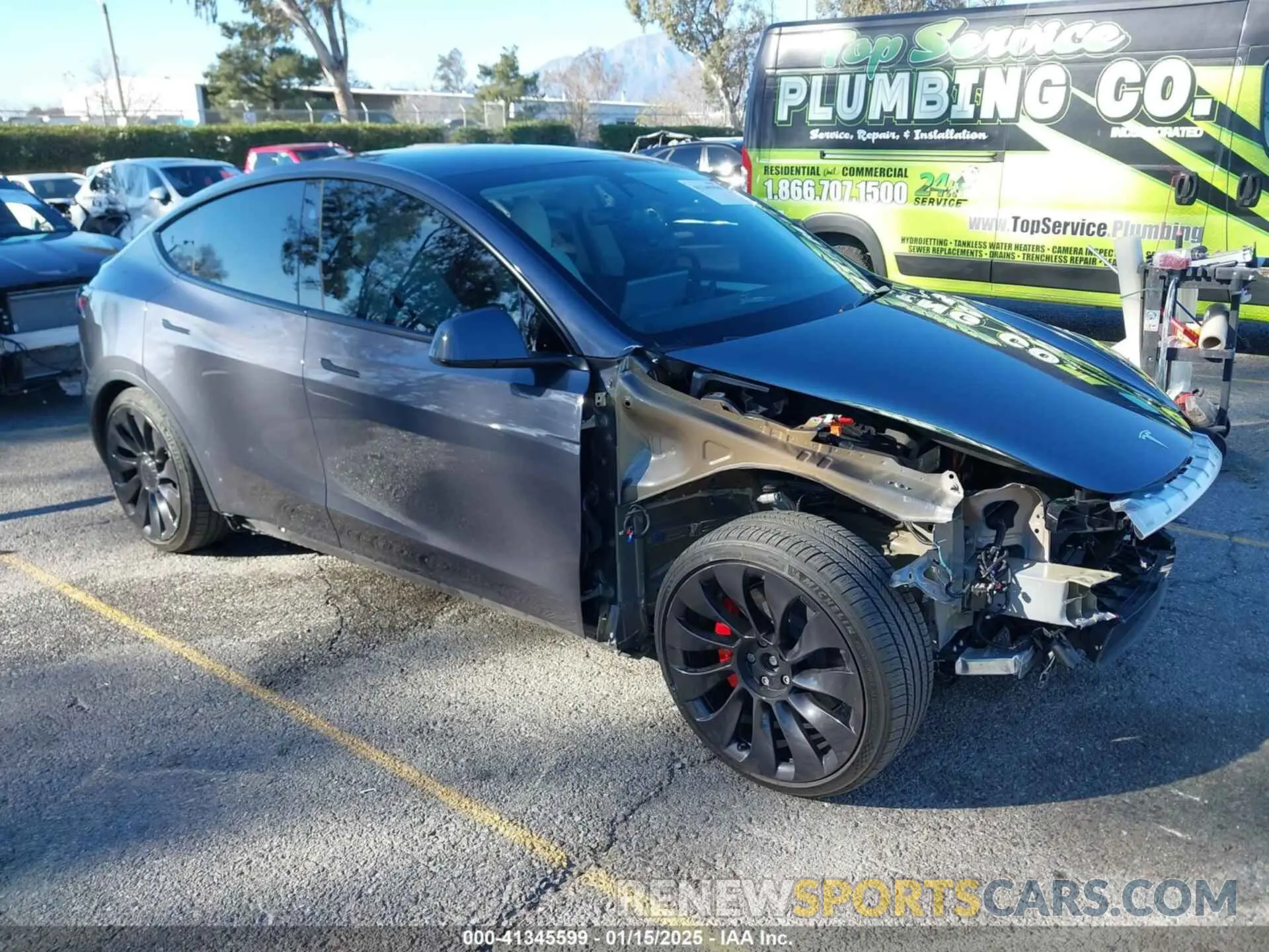 1 fotografías del automóvil dañado 7SAYGDEF0PF903492 TESLA MODEL Y 2023