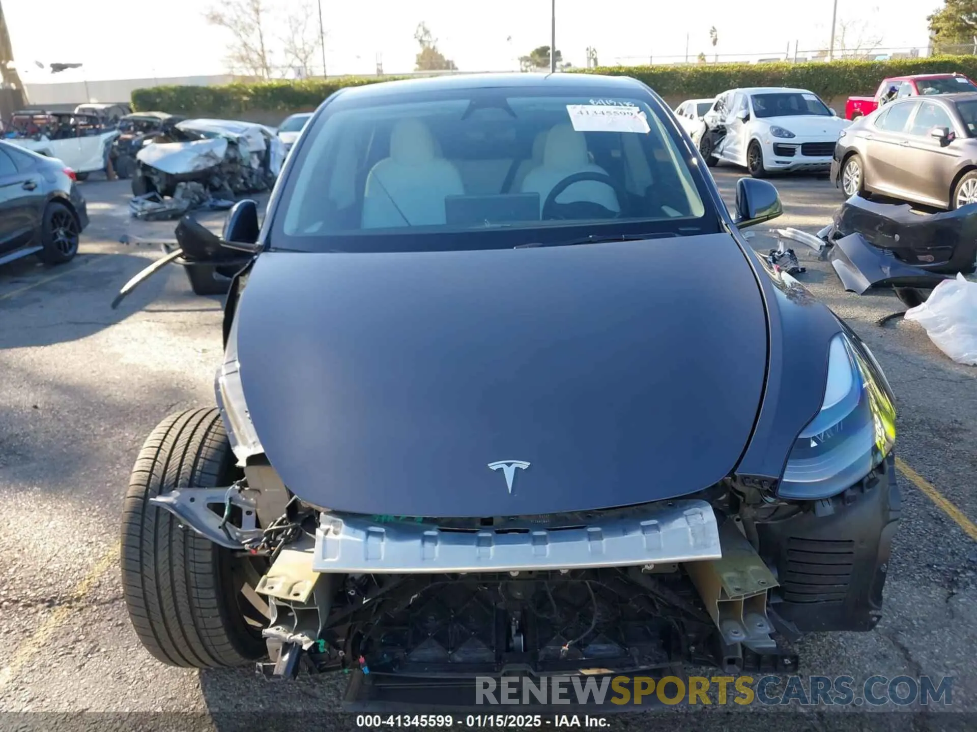 13 fotografías del automóvil dañado 7SAYGDEF0PF903492 TESLA MODEL Y 2023