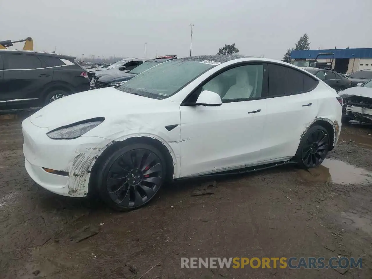 1 fotografías del automóvil dañado 7SAYGDEF1PF714446 TESLA MODEL Y 2023