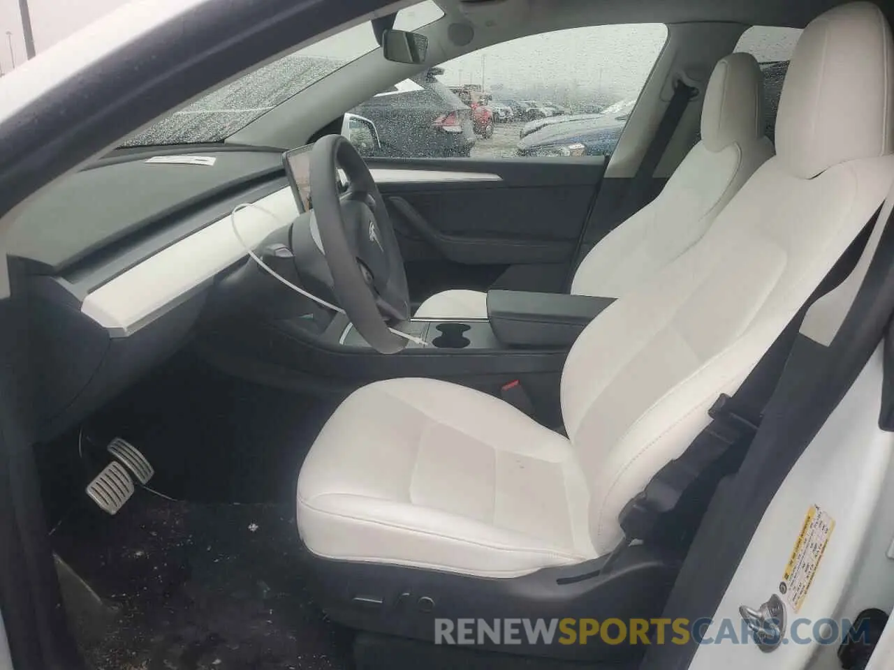 7 fotografías del automóvil dañado 7SAYGDEF1PF714446 TESLA MODEL Y 2023