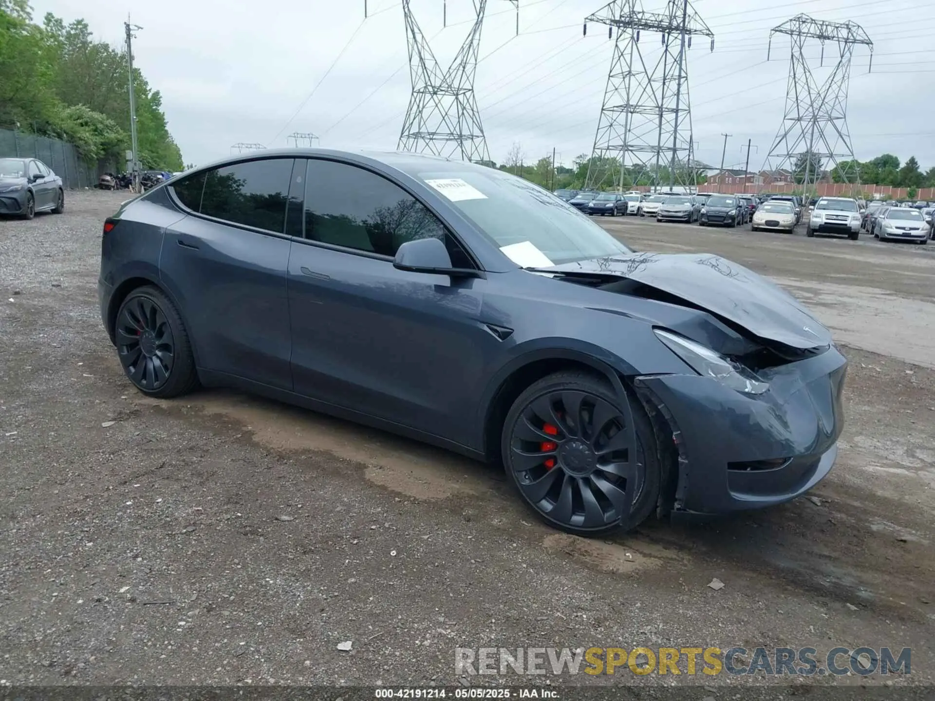 1 fotografías del automóvil dañado 7SAYGDEF1PF838247 TESLA MODEL Y 2023