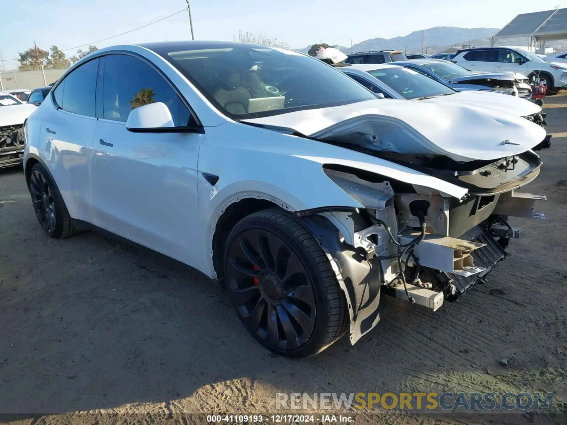 1 fotografías del automóvil dañado 7SAYGDEF1PF838488 TESLA MODEL Y 2023