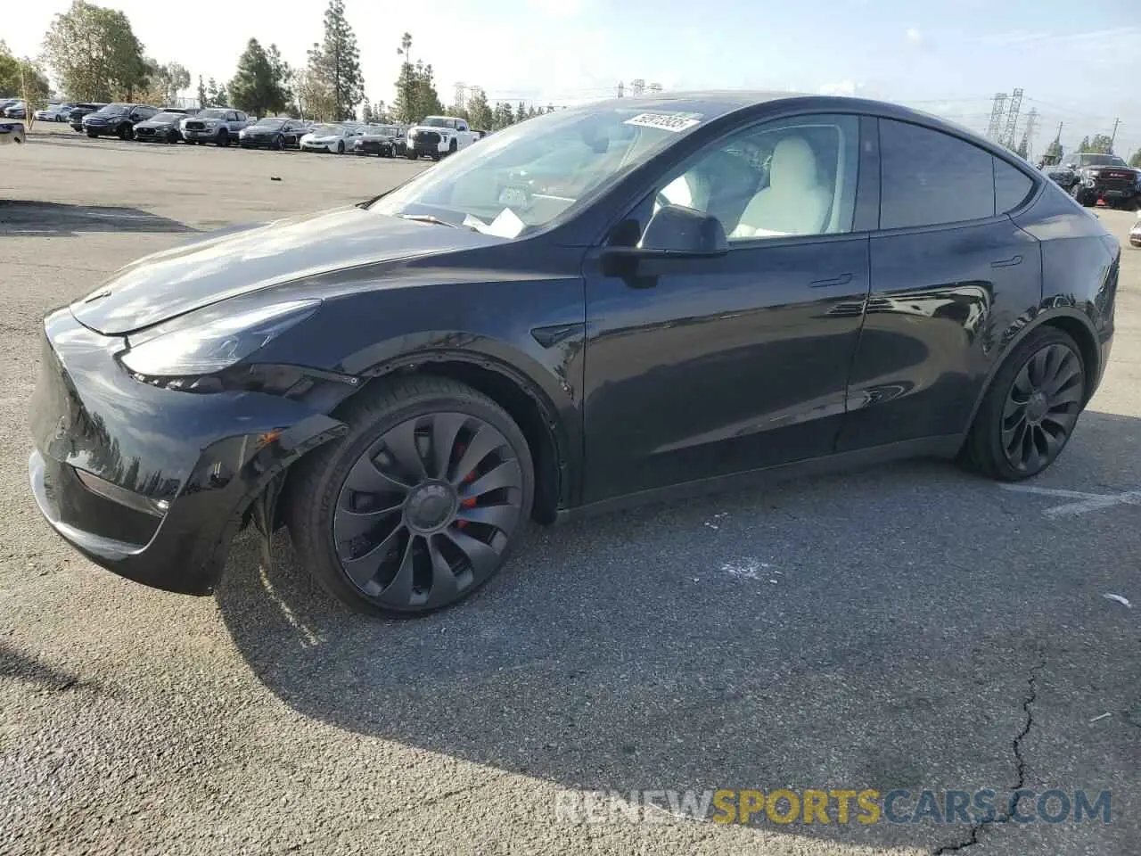 1 fotografías del automóvil dañado 7SAYGDEF1PF856375 TESLA MODEL Y 2023