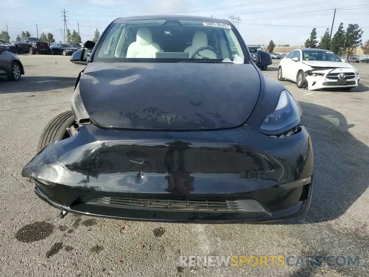 5 fotografías del automóvil dañado 7SAYGDEF1PF856375 TESLA MODEL Y 2023