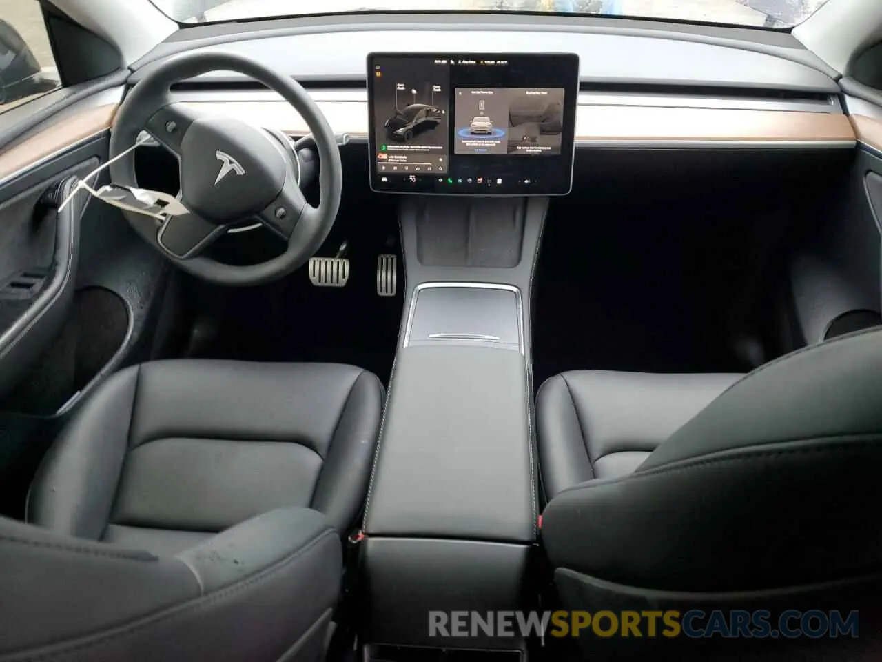 8 fotografías del automóvil dañado 7SAYGDEF1PF905820 TESLA MODEL Y 2023