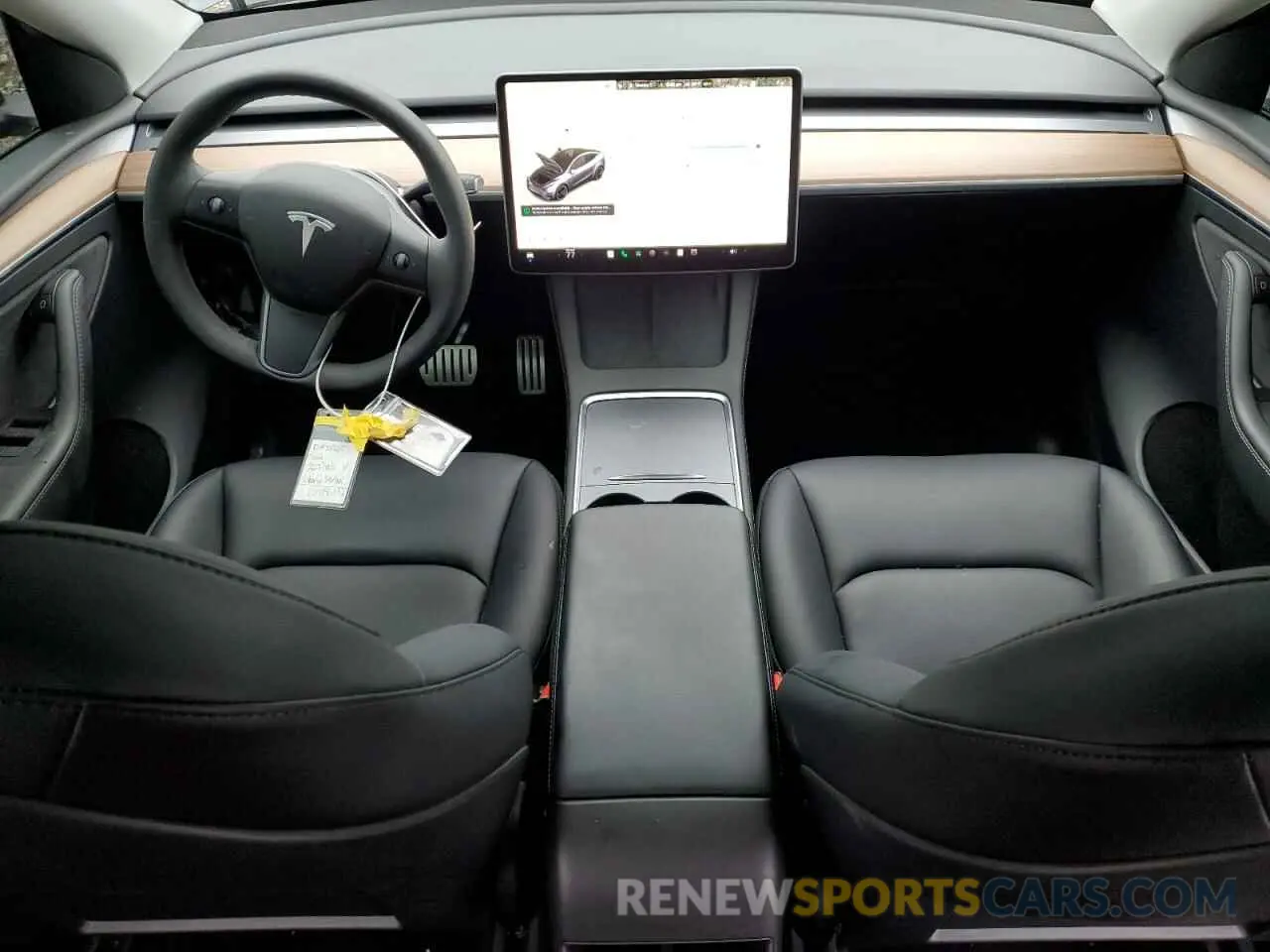 8 fotografías del automóvil dañado 7SAYGDEF1PF913643 TESLA MODEL Y 2023