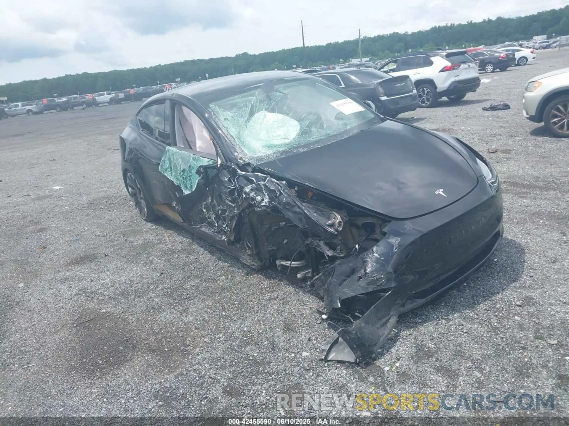 1 fotografías del automóvil dañado 7SAYGDEF1PF940941 TESLA MODEL Y 2023