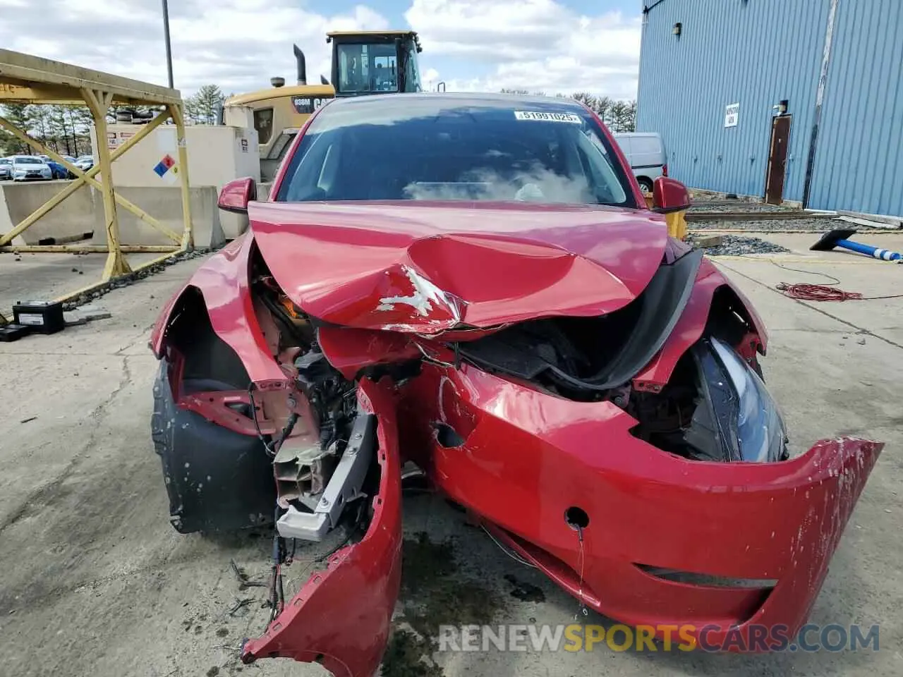5 fotografías del automóvil dañado 7SAYGDEF2PF591238 TESLA MODEL Y 2023