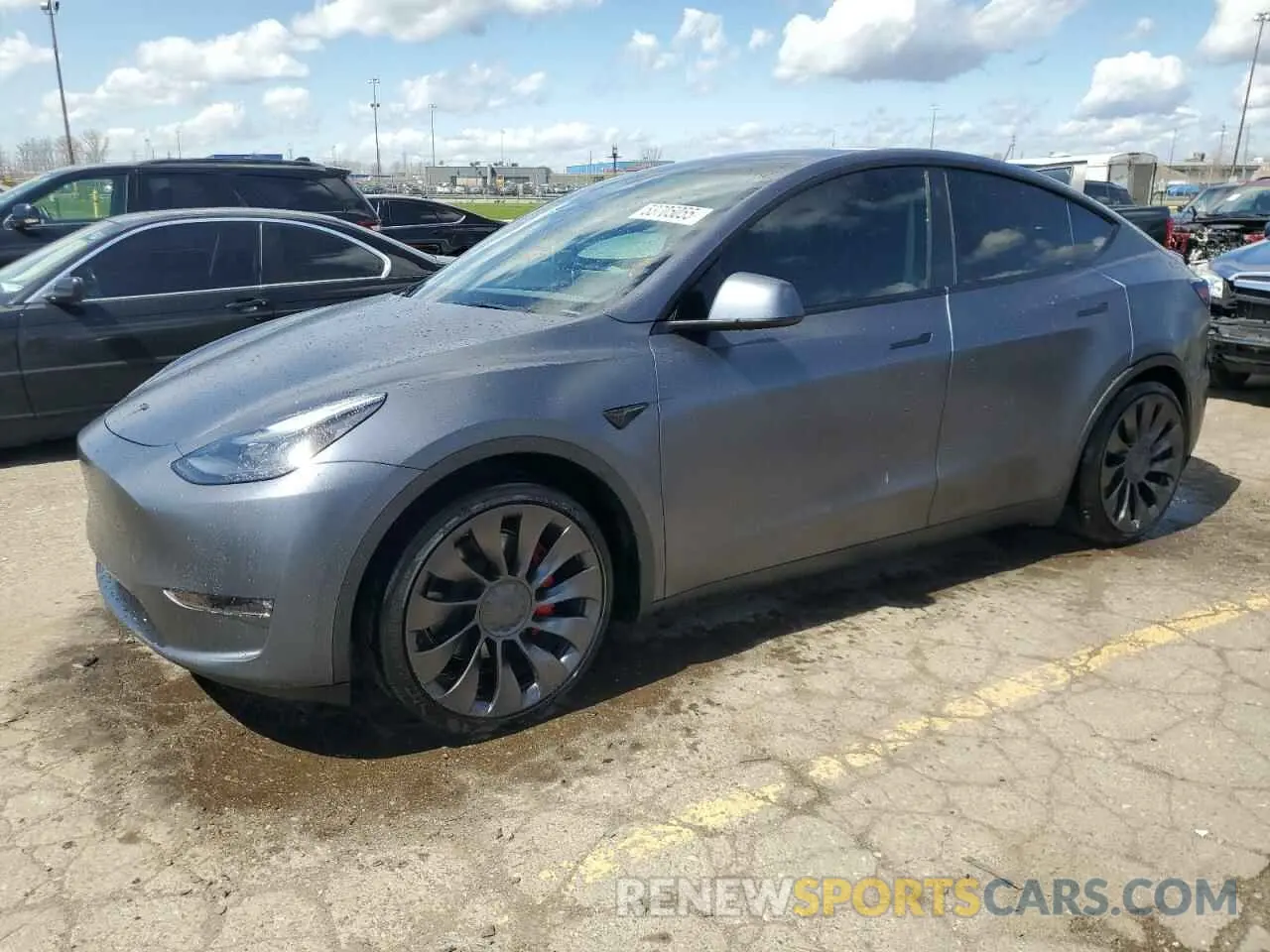 1 fotografías del automóvil dañado 7SAYGDEF2PF709336 TESLA MODEL Y 2023