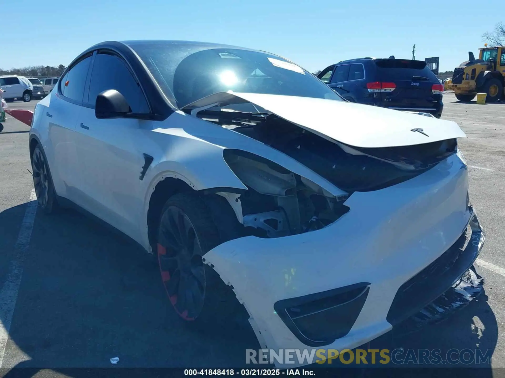 1 fotografías del automóvil dañado 7SAYGDEF2PF775367 TESLA MODEL Y 2023