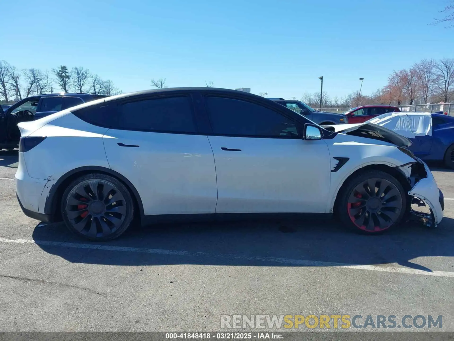 12 fotografías del automóvil dañado 7SAYGDEF2PF775367 TESLA MODEL Y 2023