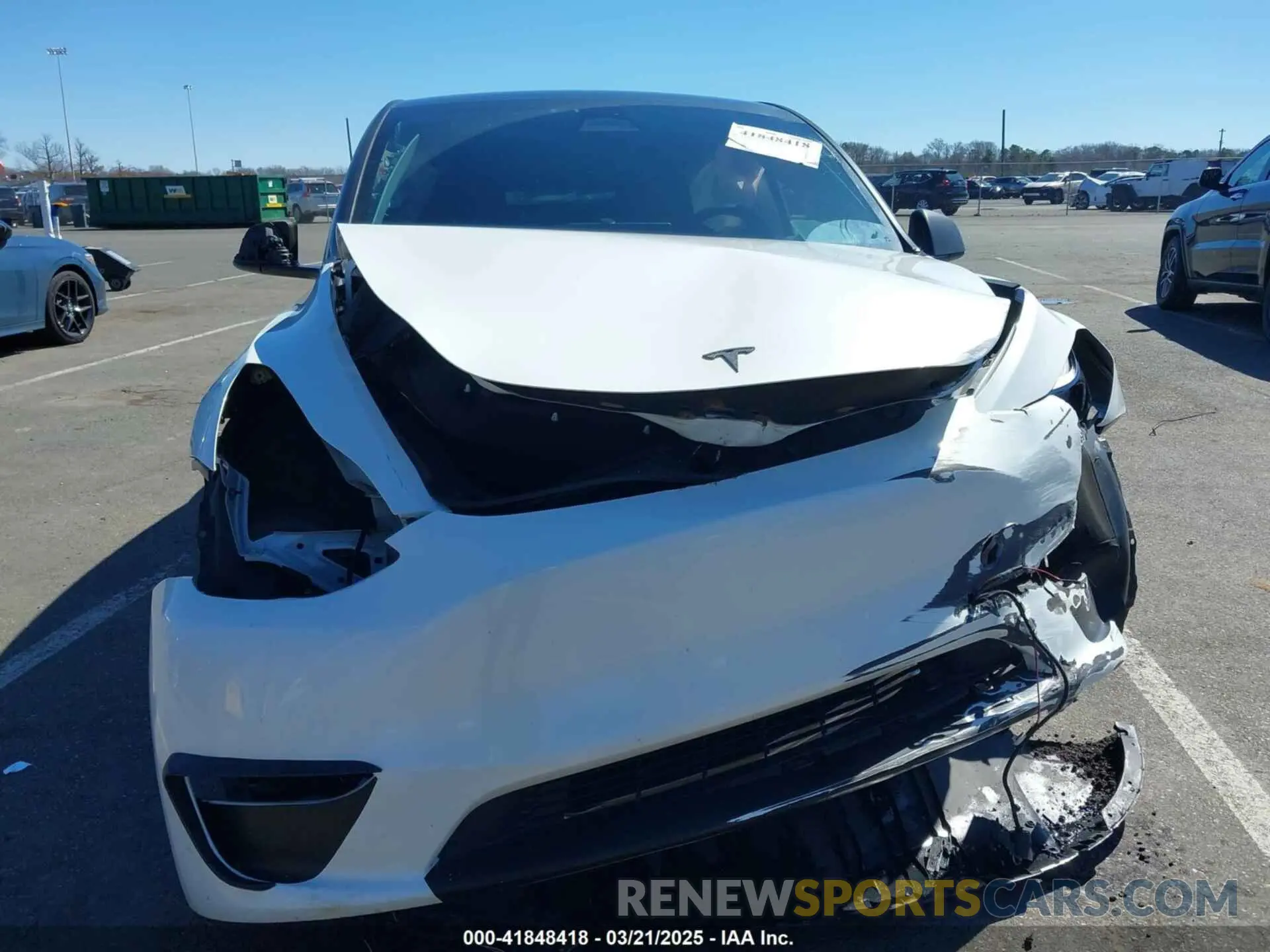 6 fotografías del automóvil dañado 7SAYGDEF2PF775367 TESLA MODEL Y 2023