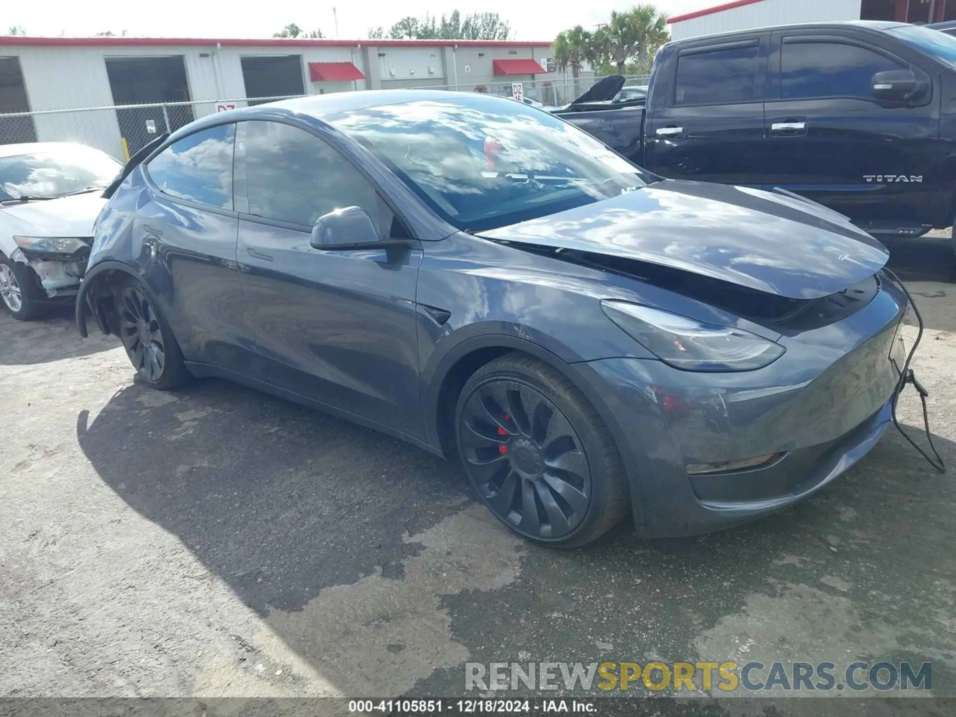 1 fotografías del automóvil dañado 7SAYGDEF2PF795036 TESLA MODEL Y 2023