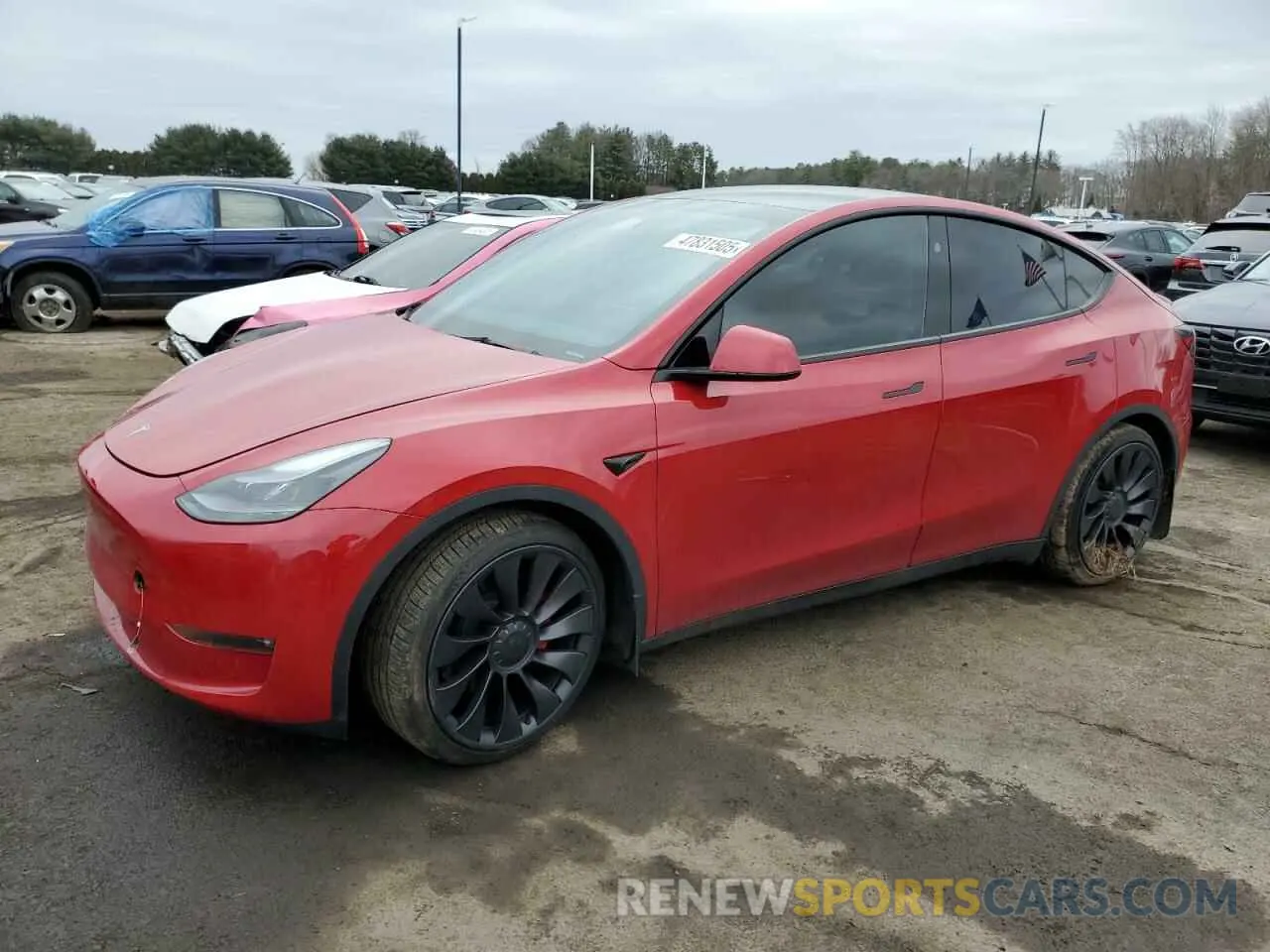 1 fotografías del automóvil dañado 7SAYGDEF2PF860063 TESLA MODEL Y 2023