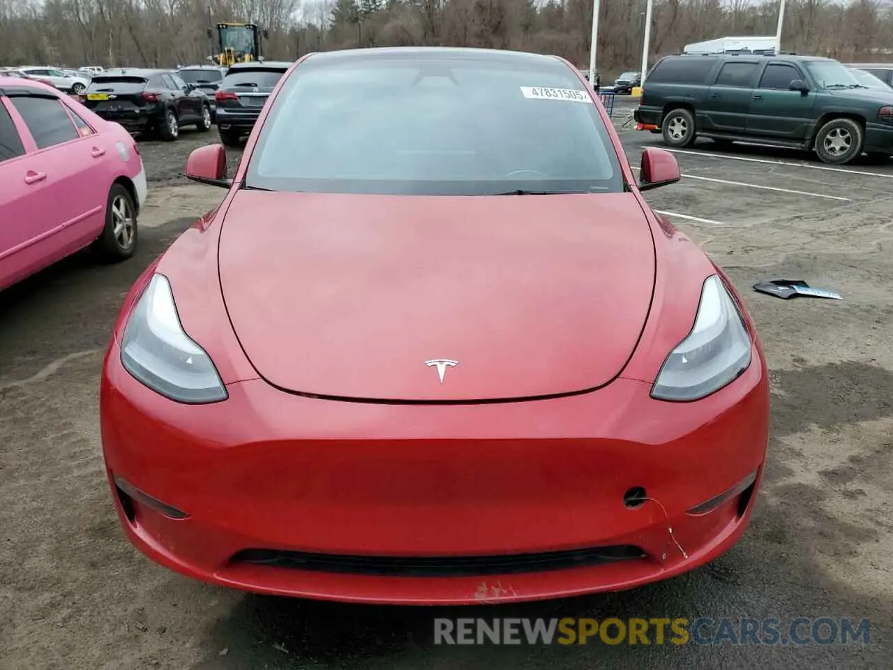 5 fotografías del automóvil dañado 7SAYGDEF2PF860063 TESLA MODEL Y 2023