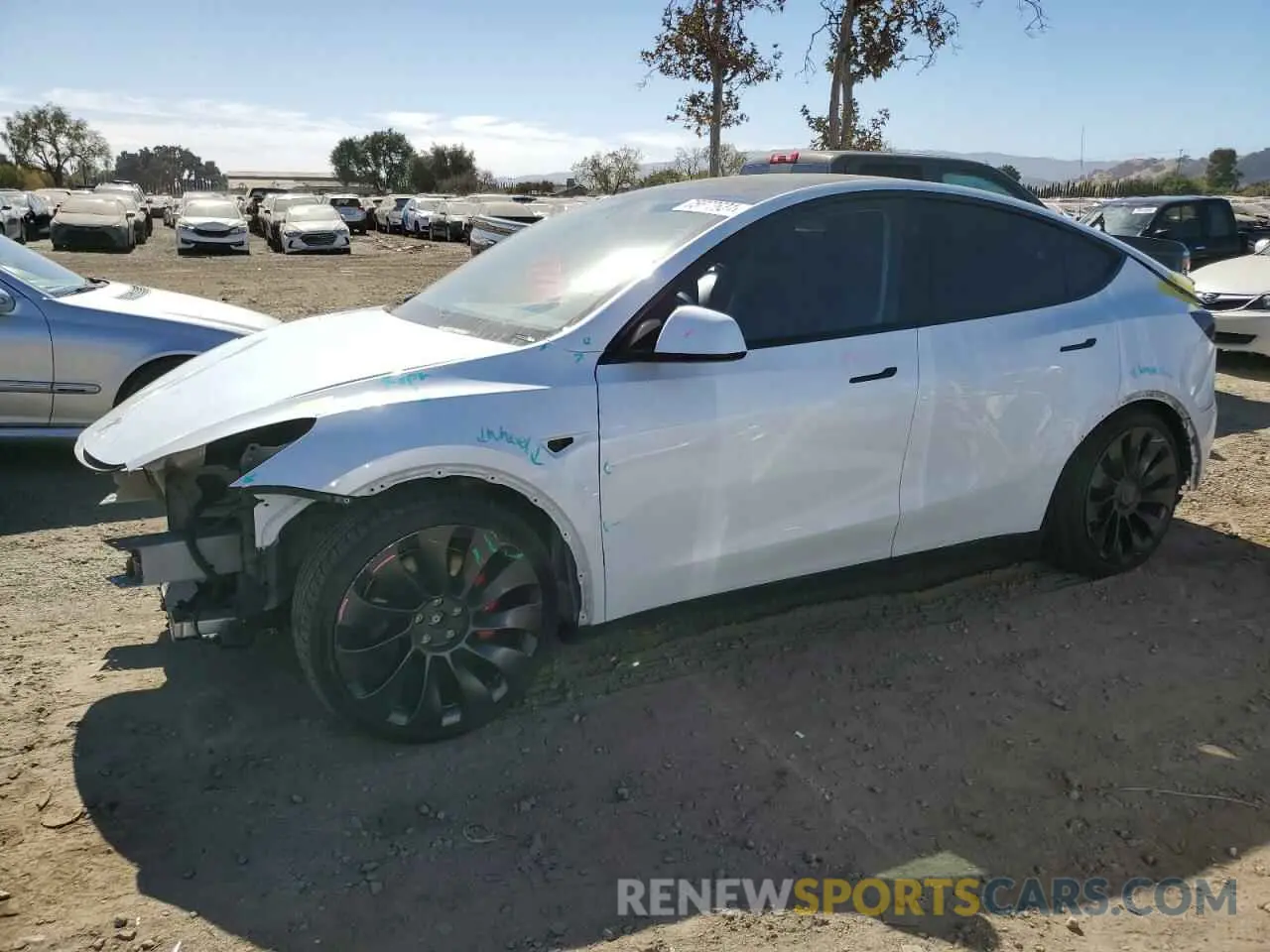 1 fotografías del automóvil dañado 7SAYGDEF2PF943315 TESLA MODEL Y 2023