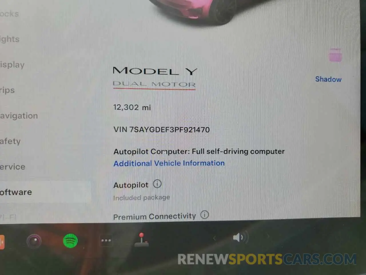 9 fotografías del automóvil dañado 7SAYGDEF3PF921470 TESLA MODEL Y 2023