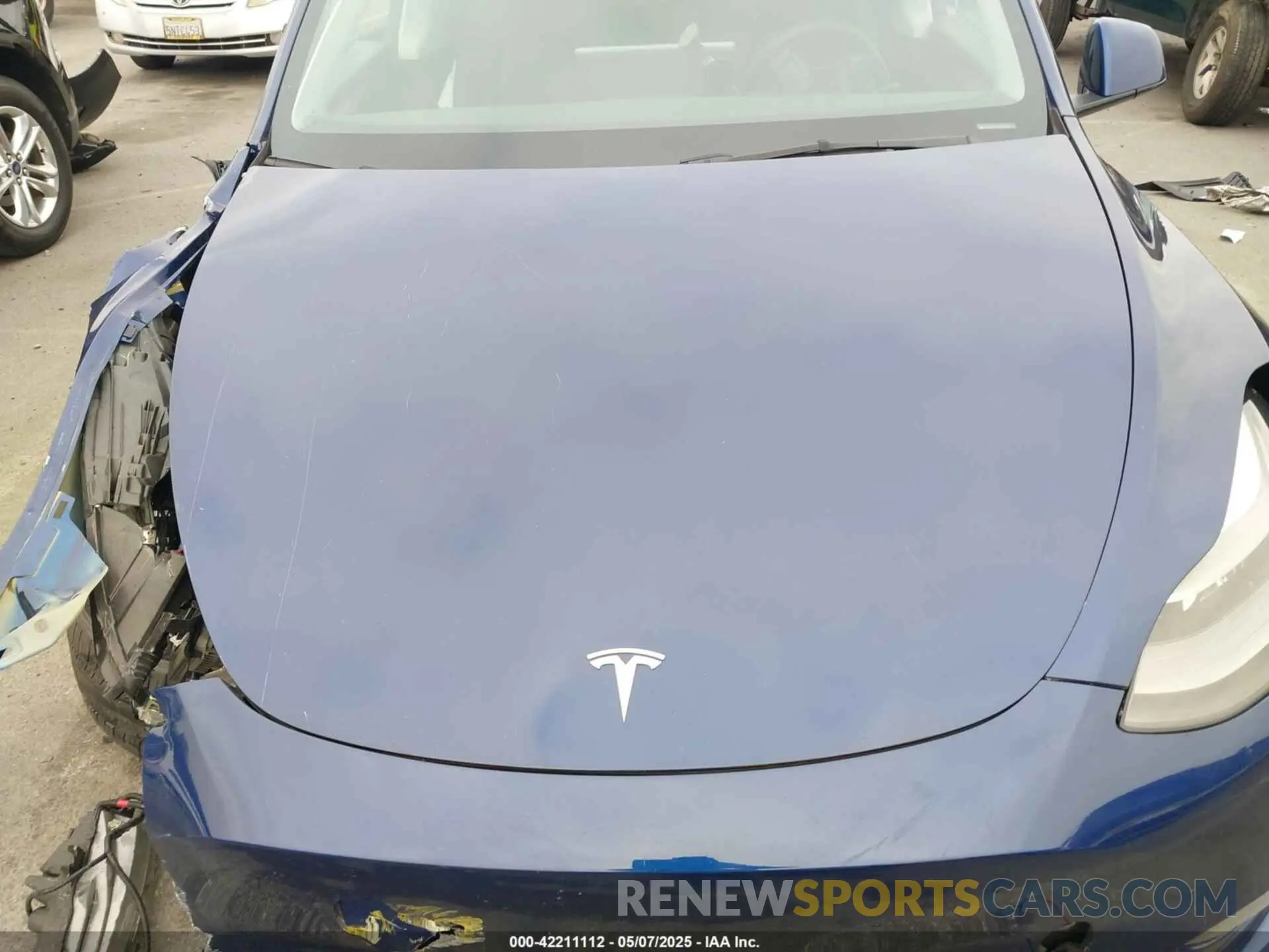 10 fotografías del automóvil dañado 7SAYGDEF4PF709015 TESLA MODEL Y 2023
