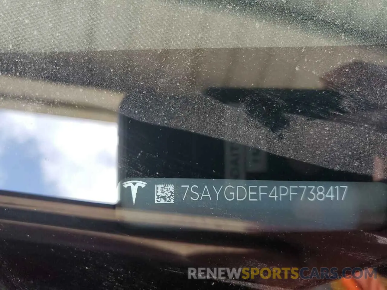 14 fotografías del automóvil dañado 7SAYGDEF4PF738417 TESLA MODEL Y 2023