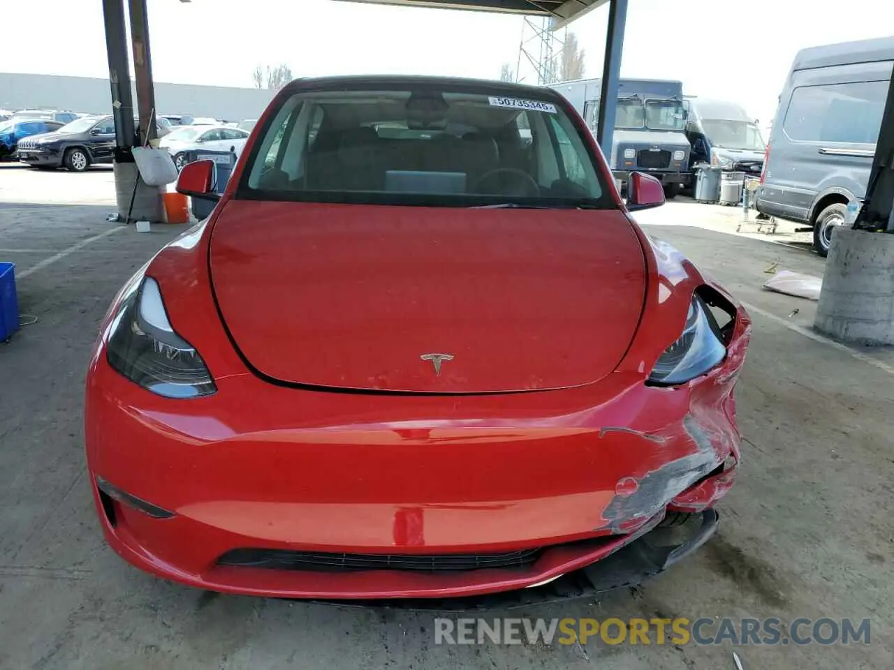 5 fotografías del automóvil dañado 7SAYGDEF4PF738417 TESLA MODEL Y 2023