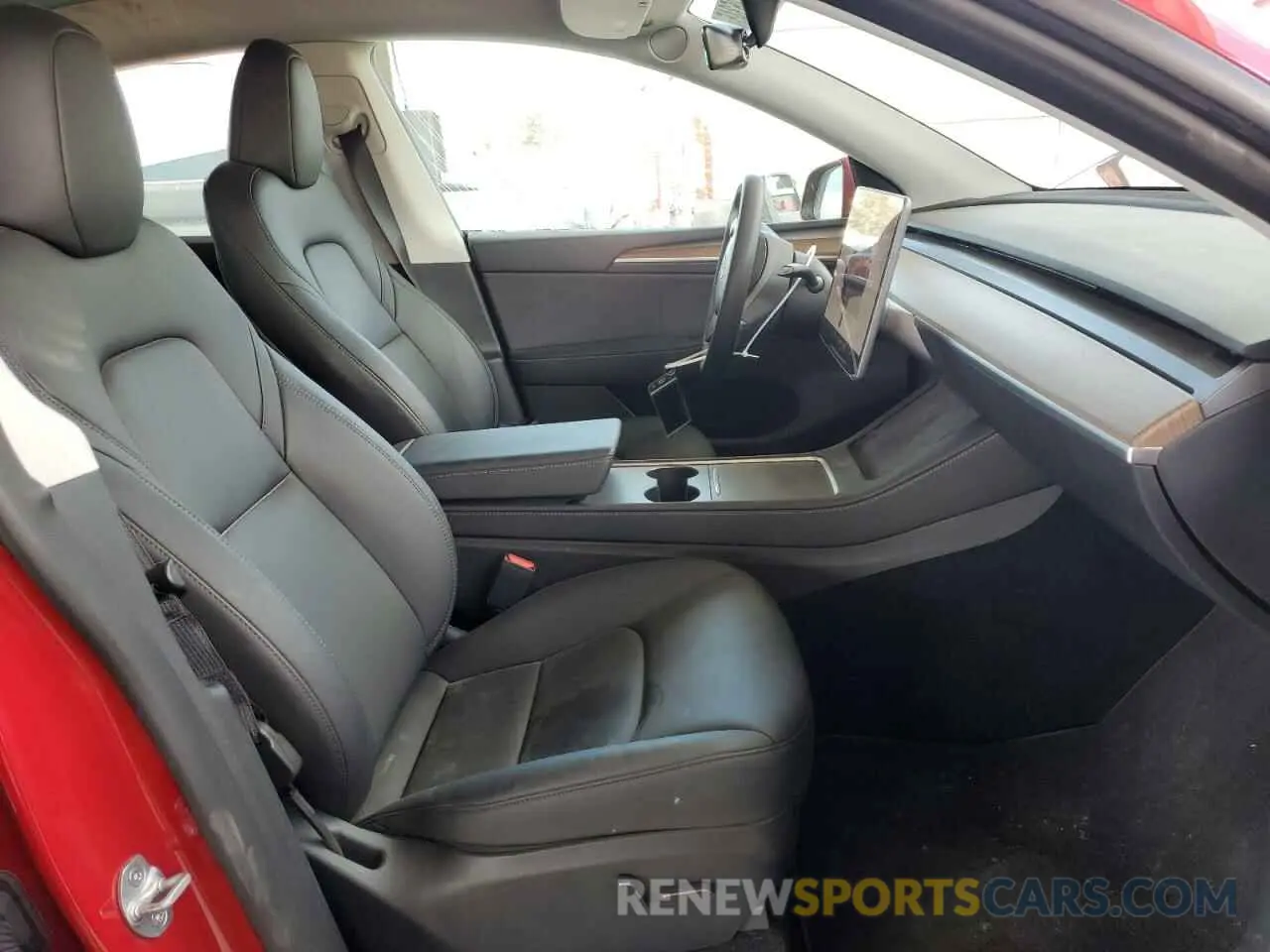7 fotografías del automóvil dañado 7SAYGDEF4PF738417 TESLA MODEL Y 2023