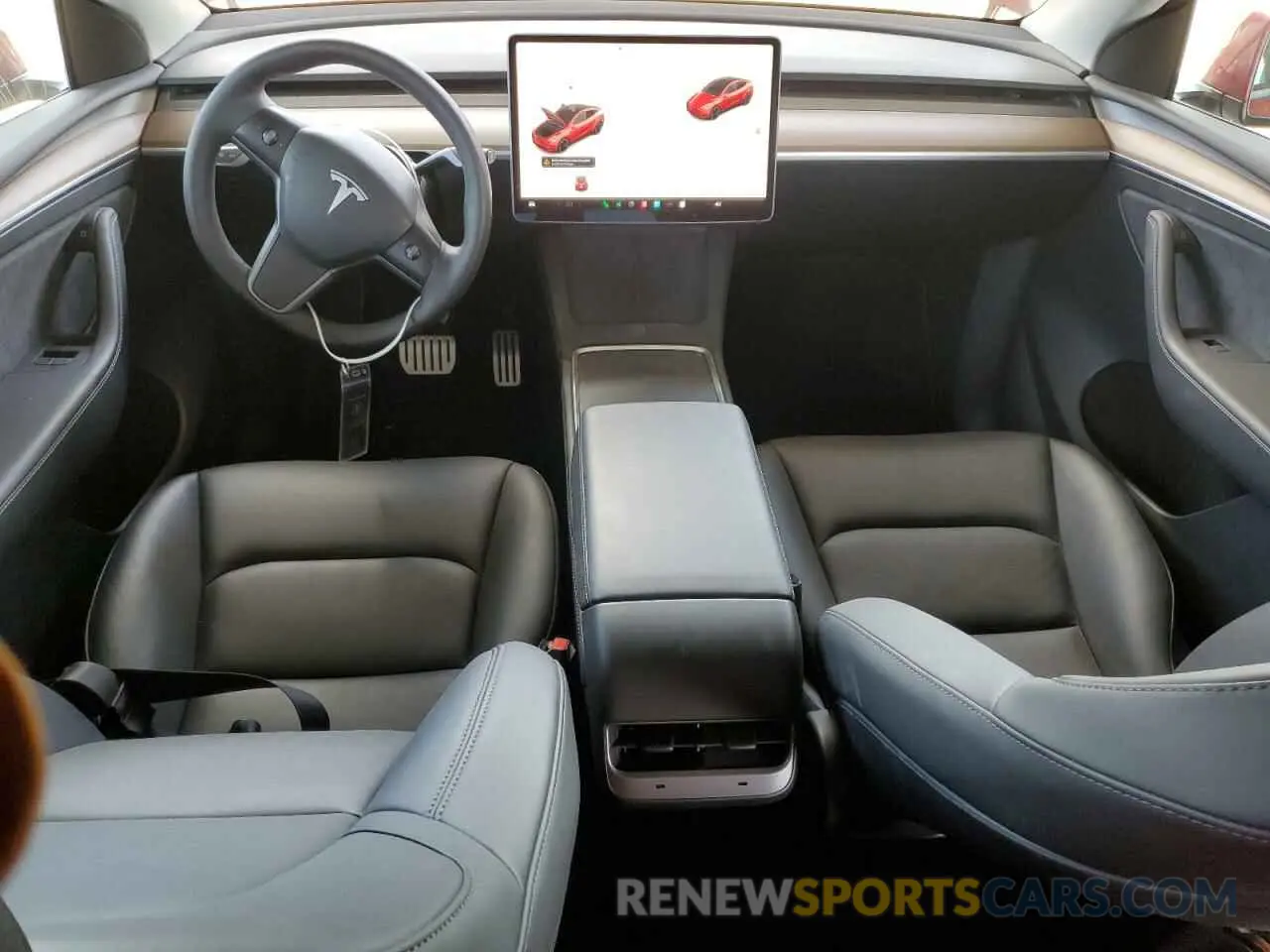 8 fotografías del automóvil dañado 7SAYGDEF4PF738417 TESLA MODEL Y 2023