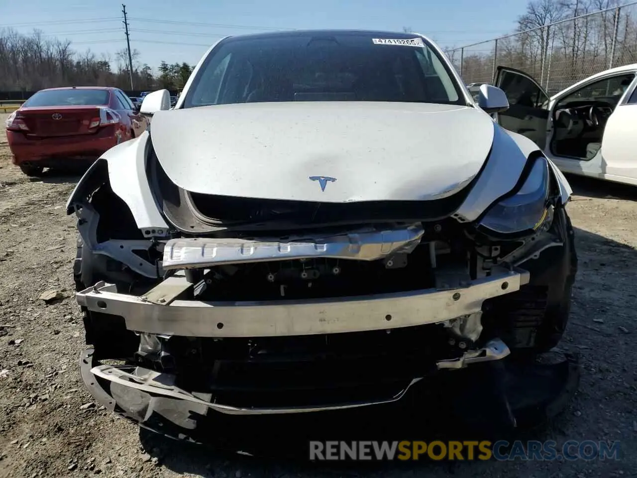 5 fotografías del automóvil dañado 7SAYGDEF4PF779825 TESLA MODEL Y 2023