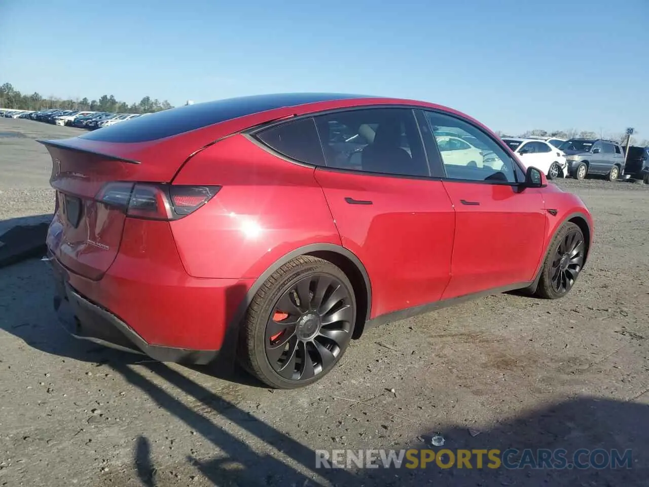 3 fotografías del automóvil dañado 7SAYGDEF4PF960357 TESLA MODEL Y 2023